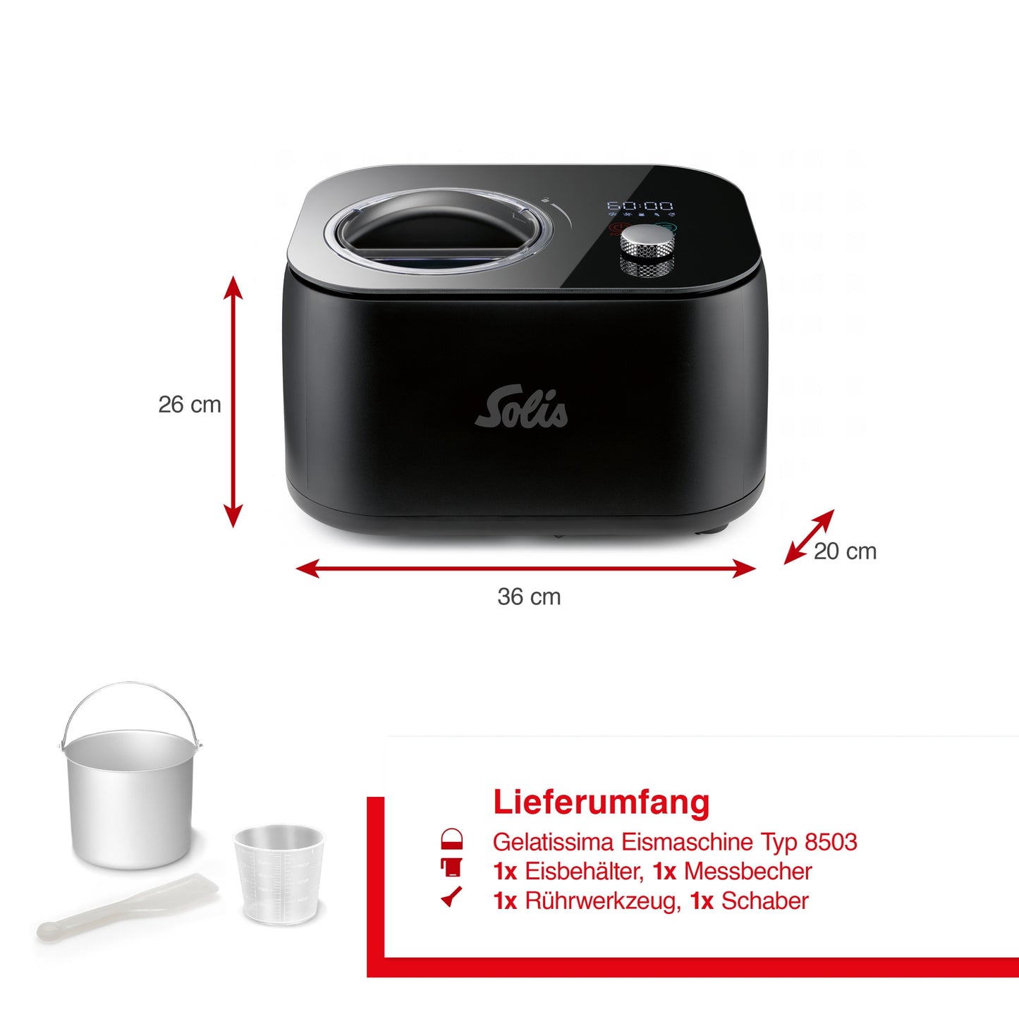Solis_Ice Dream Machine (Typ 8505) B-Ware_schwarz
