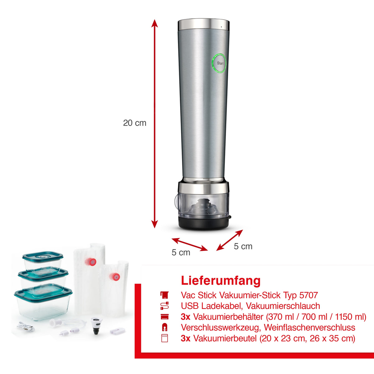 Solis_Vac Stick Starter Set (Typ 5707)_Silber