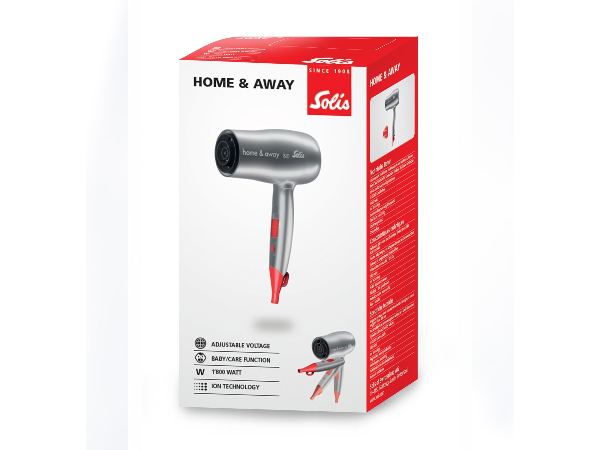 Solis_Home & Away Reiseföhn (Typ 3791)_grau
