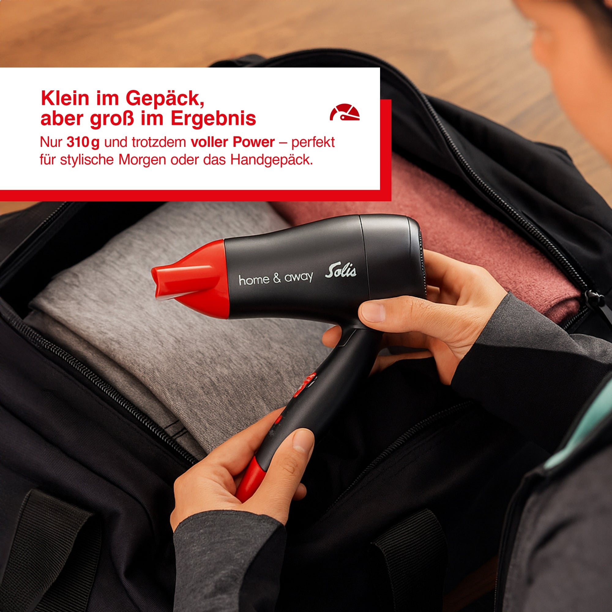 Solis_Home & Away Reiseföhn (Typ 3791)_grau