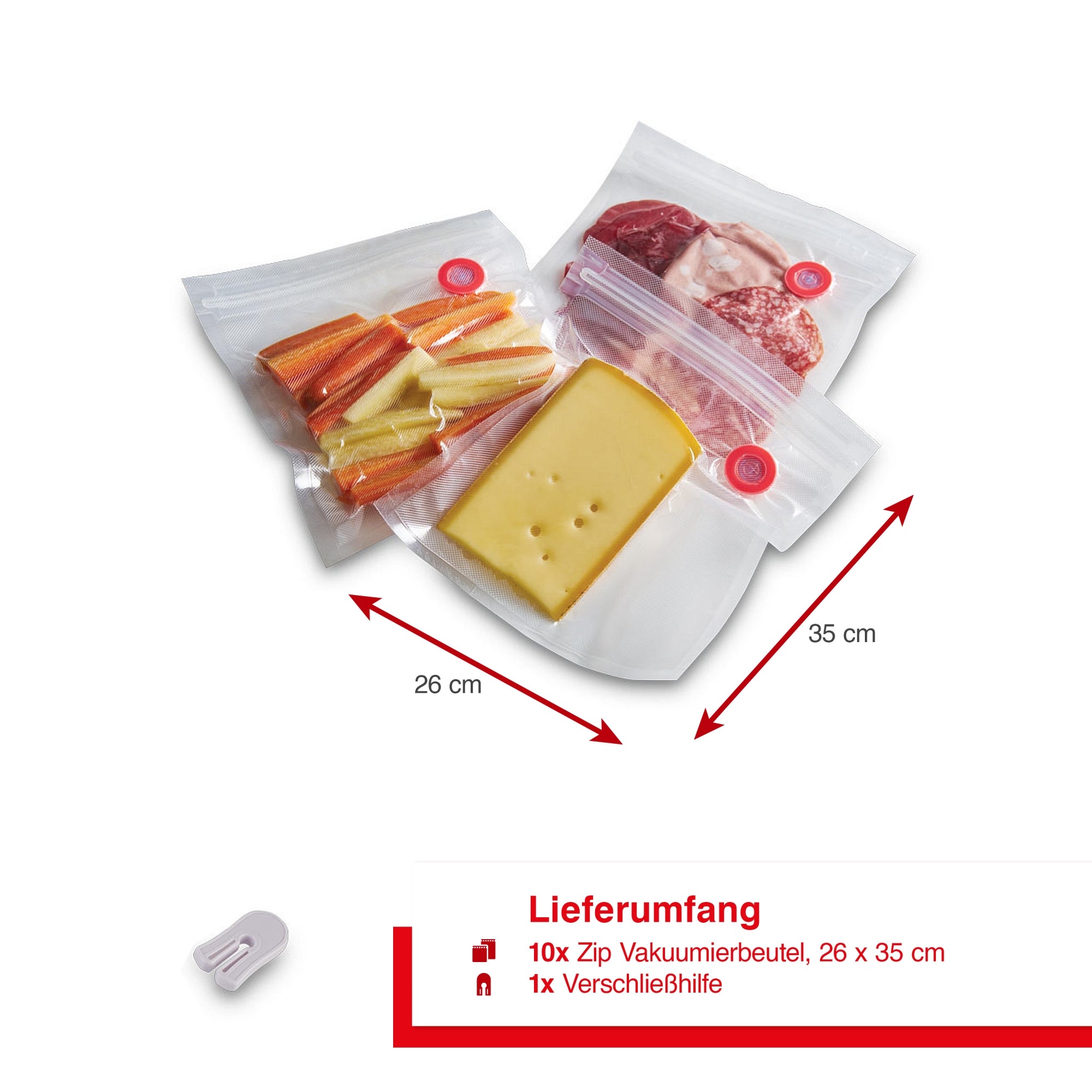 Solis_Zip Vakuumierbeutel (10 Stk.)_transparent