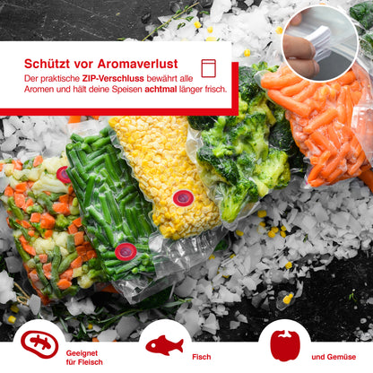 Solis_Zip Vakuumierbeutel Starter Set_transparent