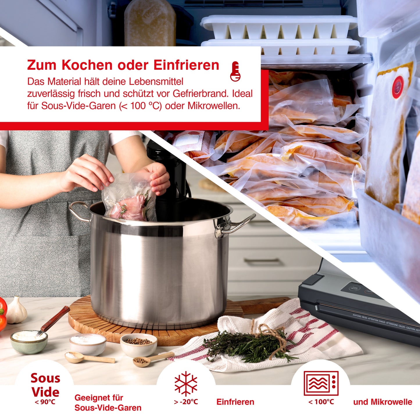 Solis_Zip Vakuumierbeutel Starter Set_transparent