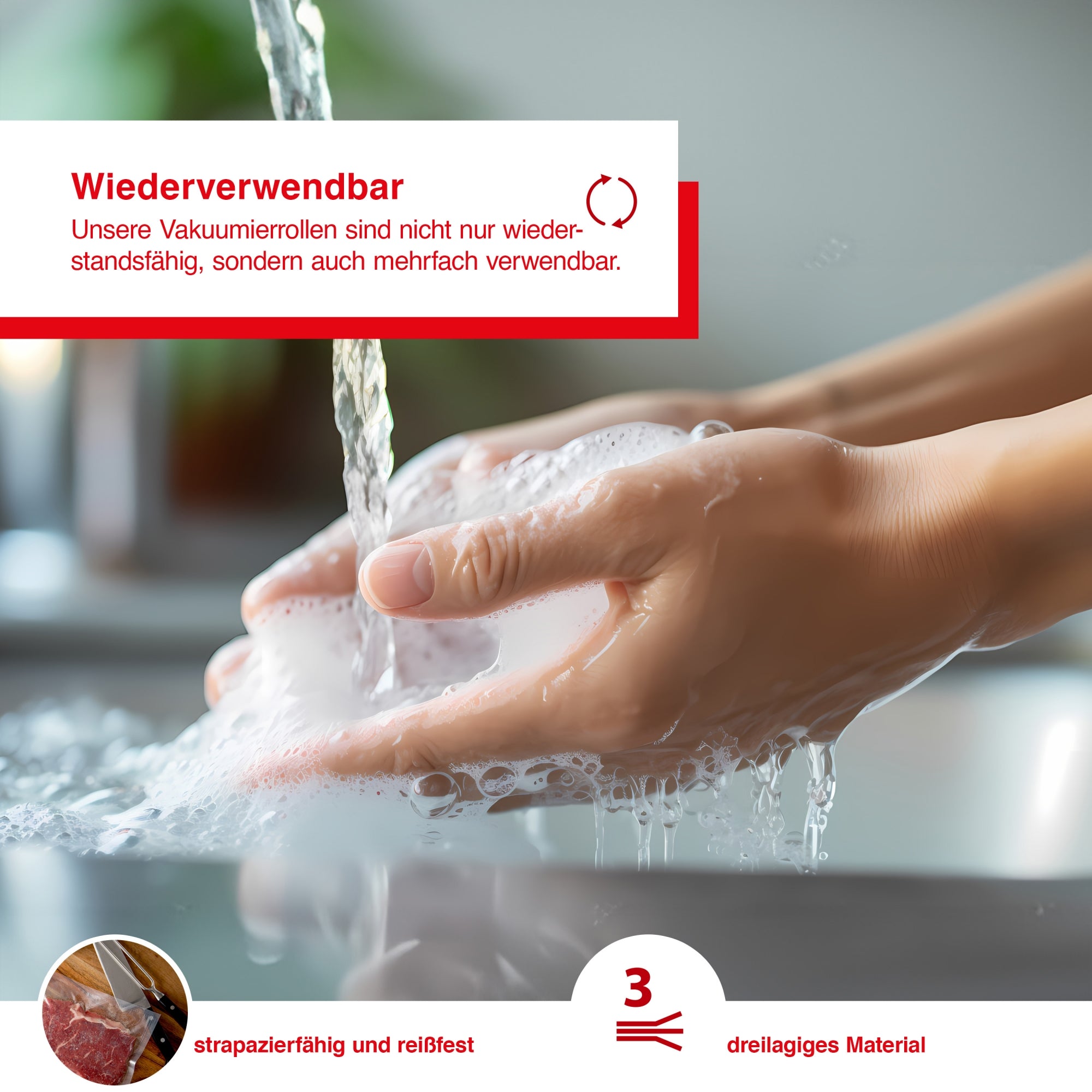 Solis_Vakuumierfolien 2 Rollen 30x600 cm_transparent