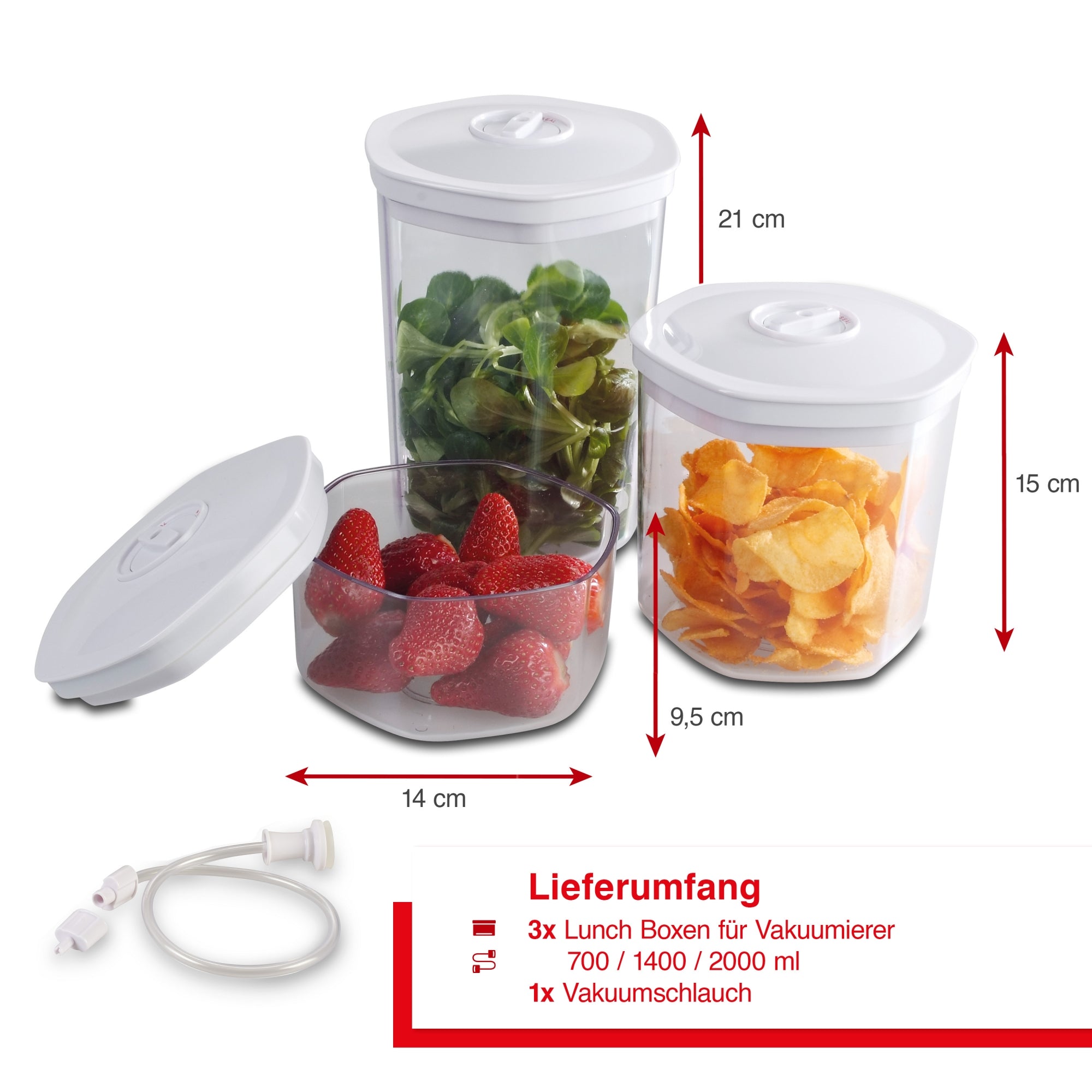 Solis_Vakuumierbehälter sechseckig_weiß