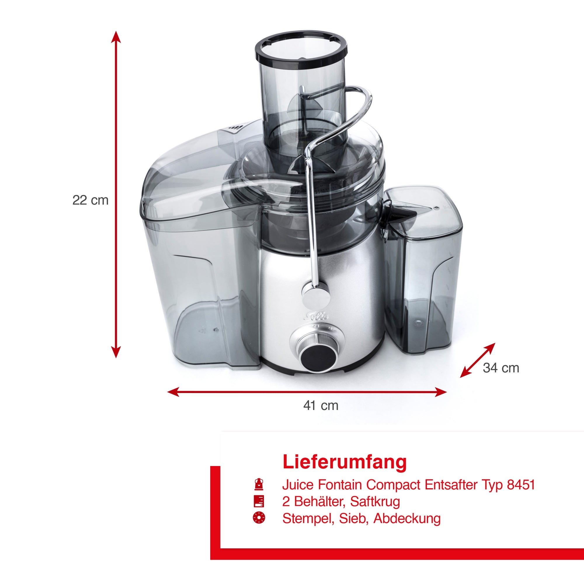 Solis_Juice Fontain Compact (Typ 8451)_schwarz, silber
