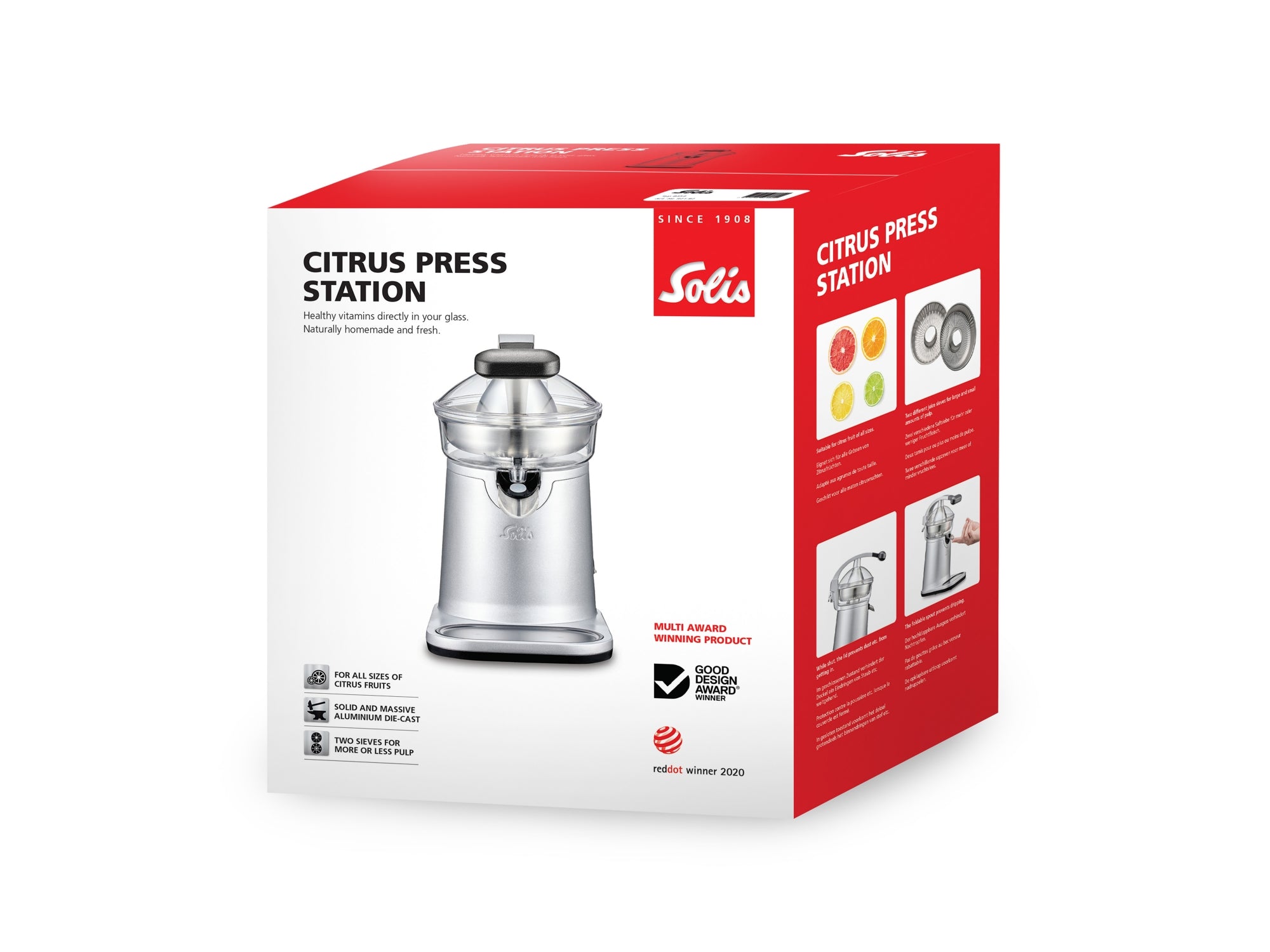 Solis_Citrus Press Station (Typ 8454)_silber