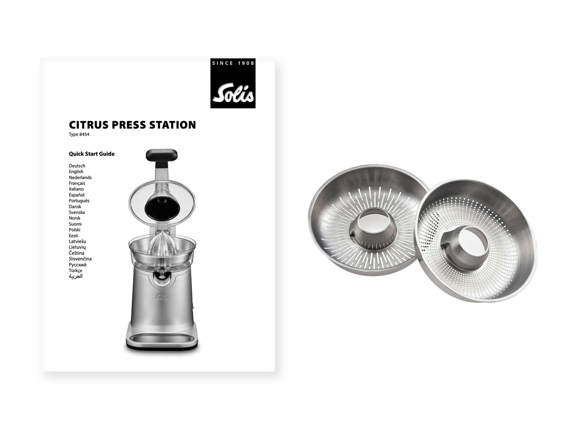 Solis_Citrus Press Station (Typ 8454)_silber