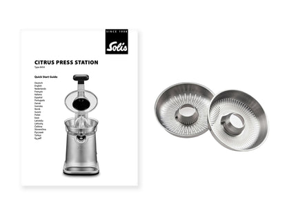 Solis_Citrus Press Station (Typ 8454) B-Ware_silber