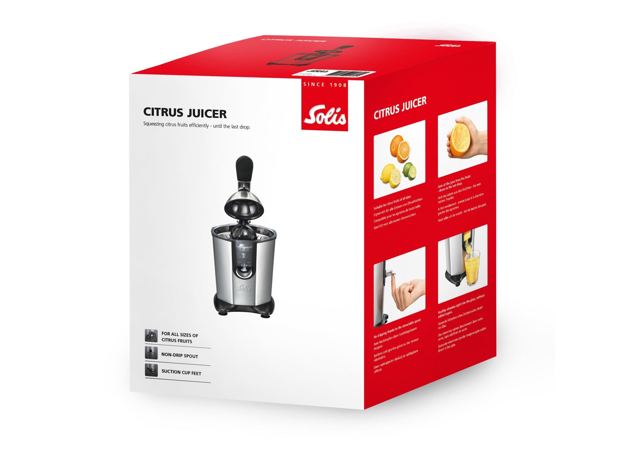 Solis_Citrus Juicer (Typ 8453) B-Ware_Edelstahl