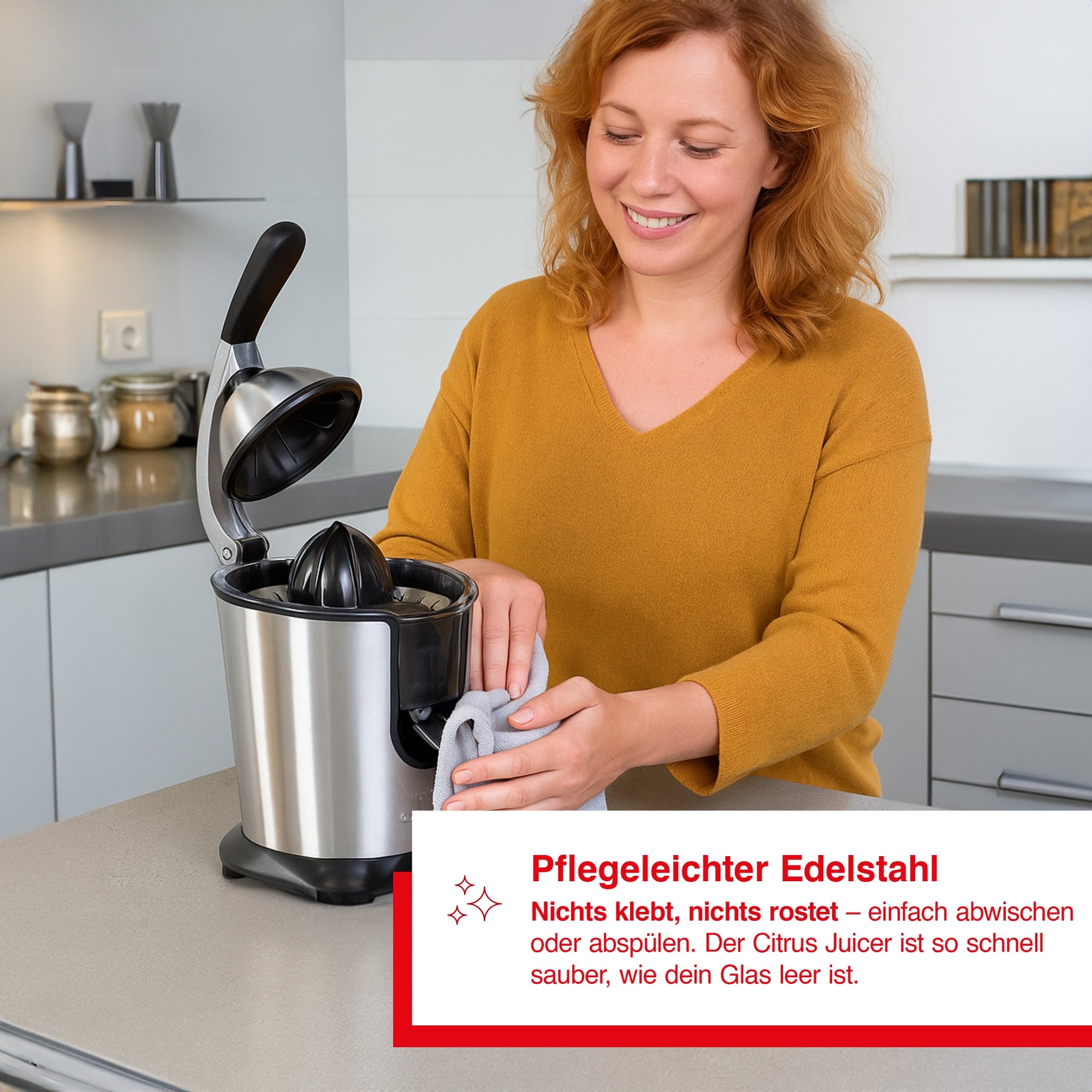 Solis_Citrus Juicer (Typ 8453) B-Ware_Edelstahl