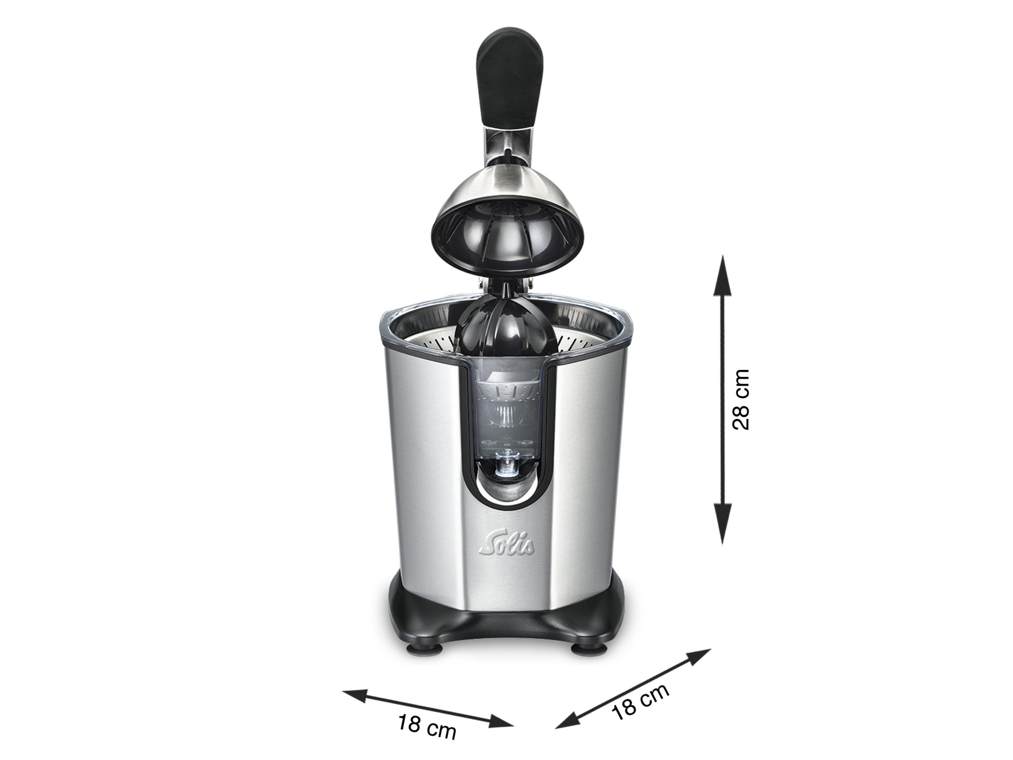 Solis_Citrus Juicer (Typ 8453) B-Ware_Edelstahl