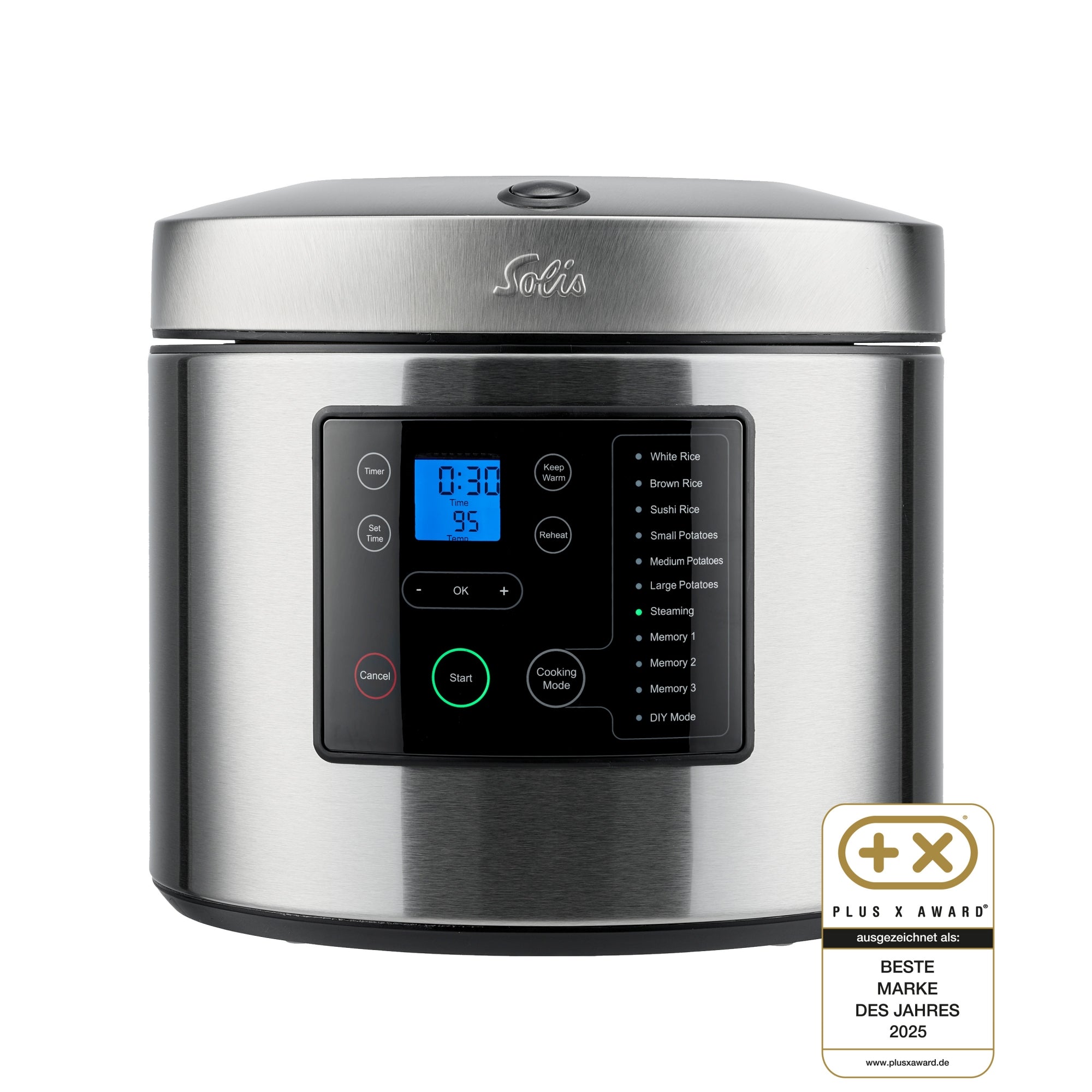 Solis_Rice & Potato Cooker (Typ 8161)_Edelstahl