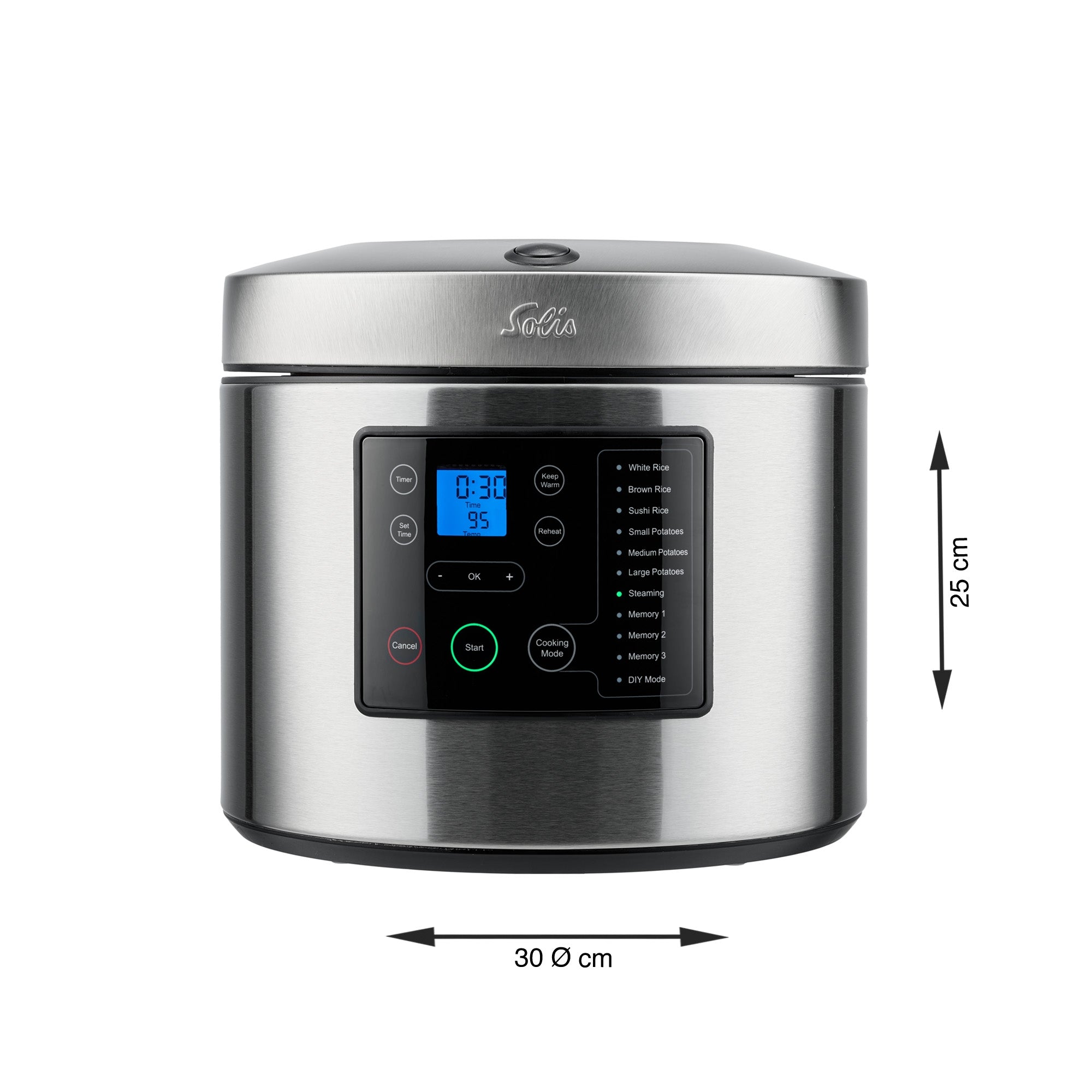 Solis_Rice & Potato Cooker (Typ 8161)_Edelstahl