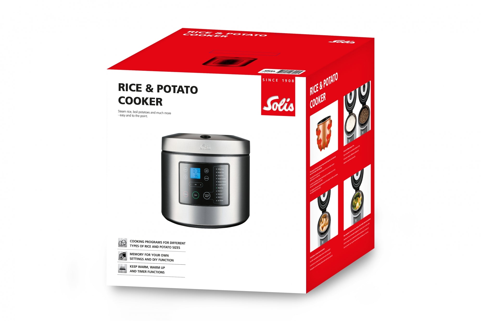 Solis_Rice & Potato Cooker (Typ 8161)_Edelstahl