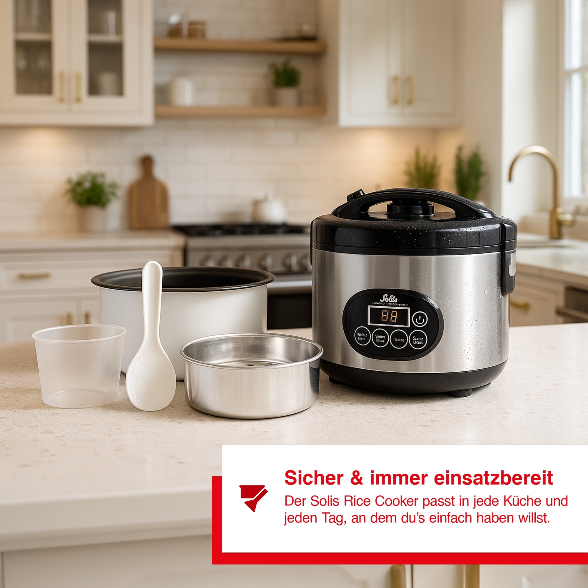 Solis_Rice Cooker Duo Programm (Typ 817) B-Ware_schwarz