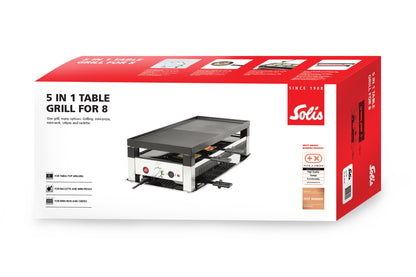 Solis_5in1 Tischgrill für 8 Pers. (Typ 791) B-Ware_schwarz