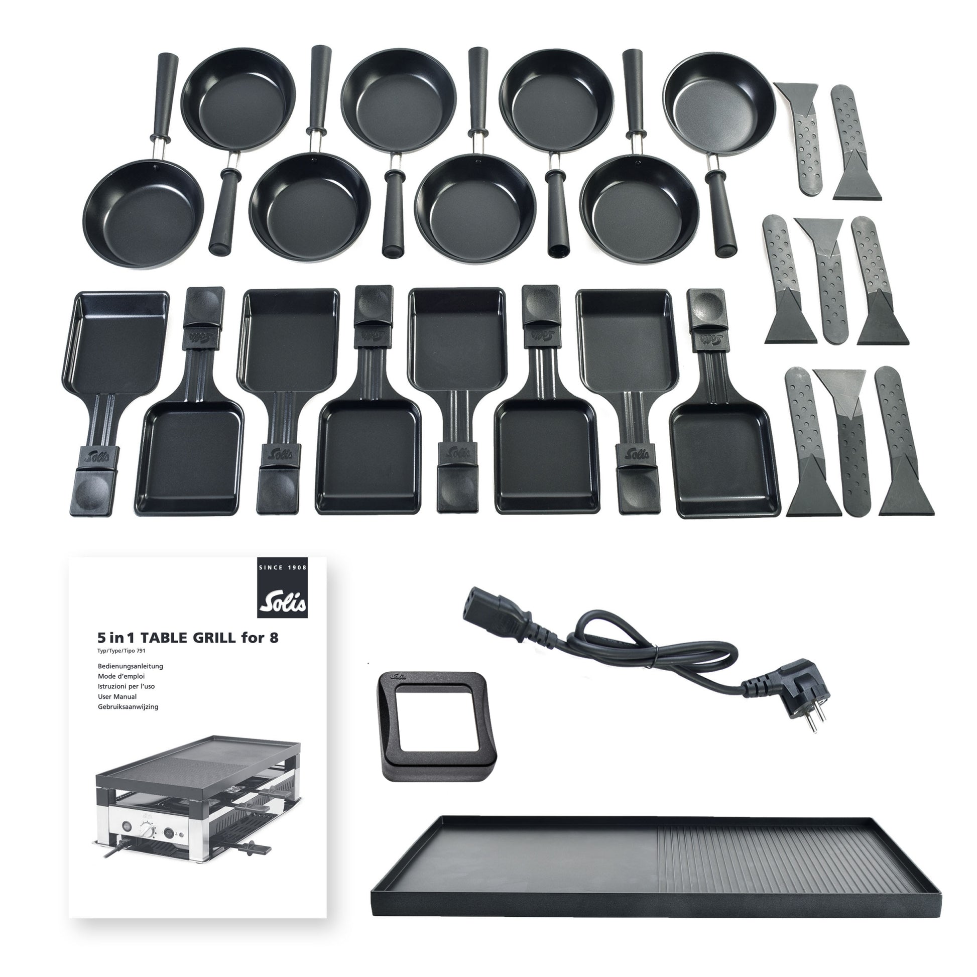 5in1 Tischgrill f&uuml;r 8 Pers. (Typ 791) B-Ware