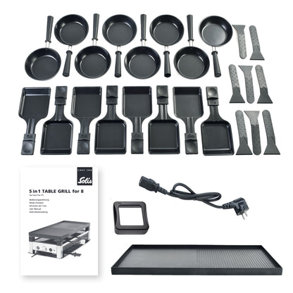 5in1 Tischgrill f&uuml;r 8 Pers. (Typ 791) B-Ware