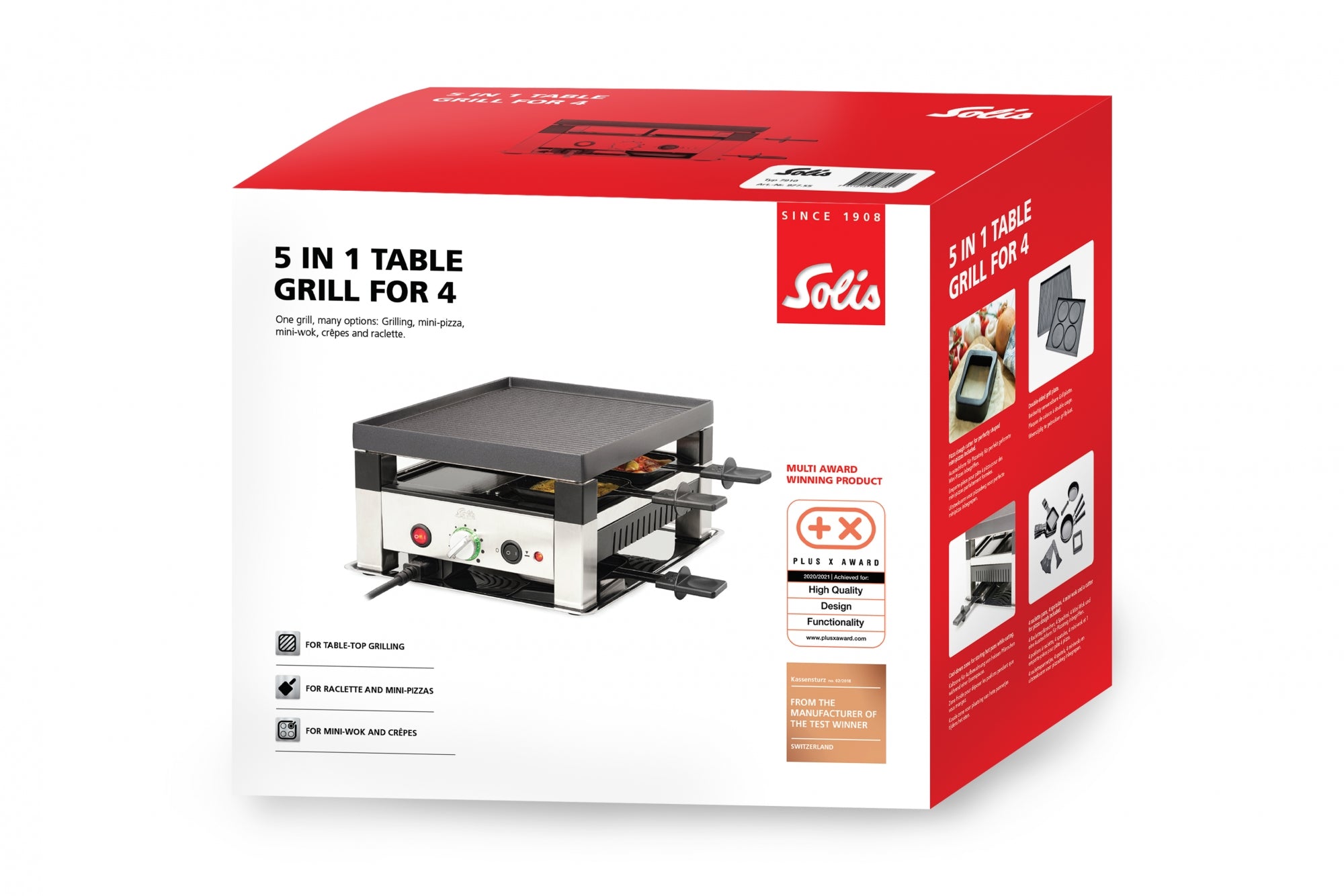 Solis_5in1 Tischgrill für 4 Pers. (Typ 7910)_schwarz