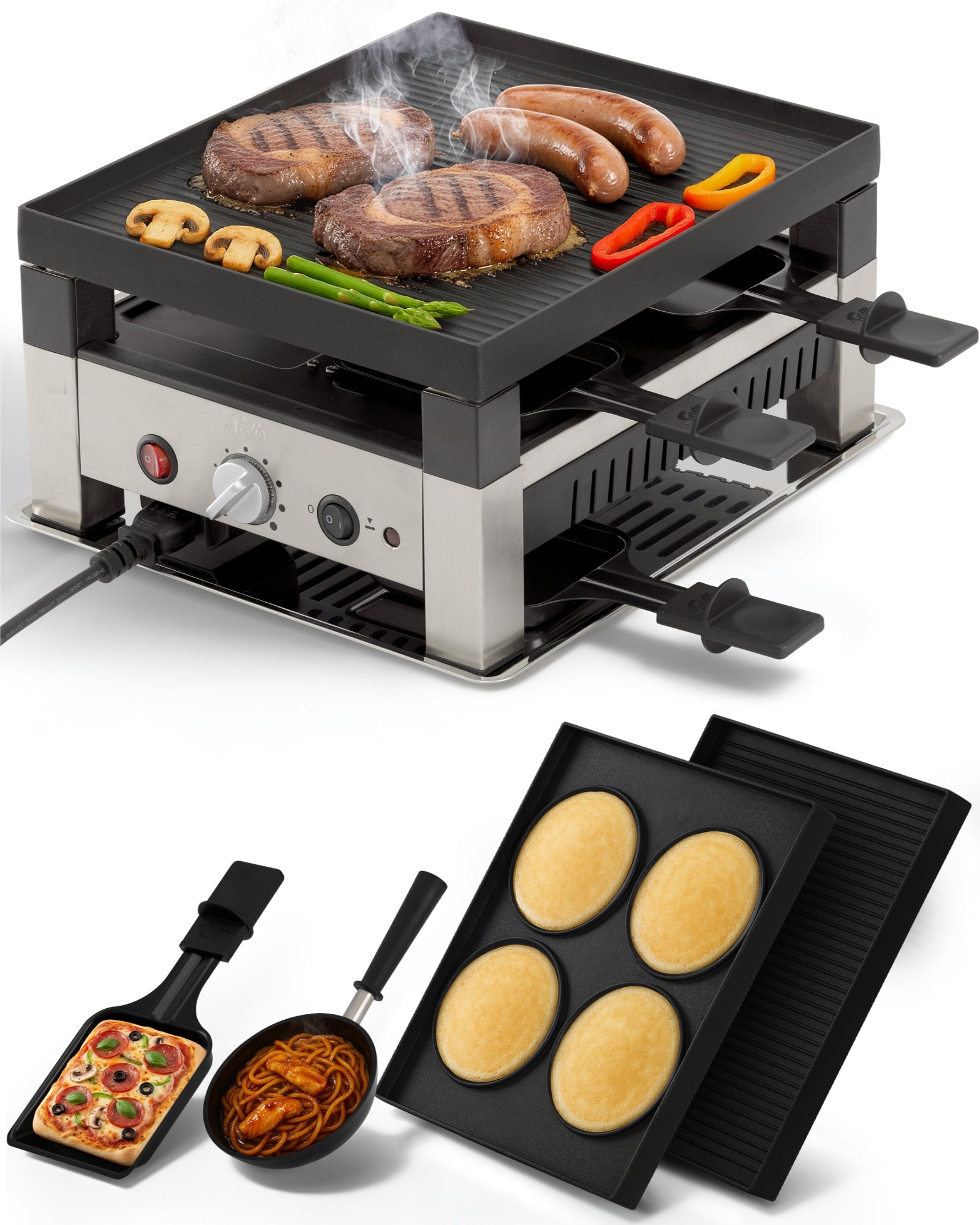 Solis_5in1 Tischgrill für 4 Pers. (Typ 7910)_schwarz
