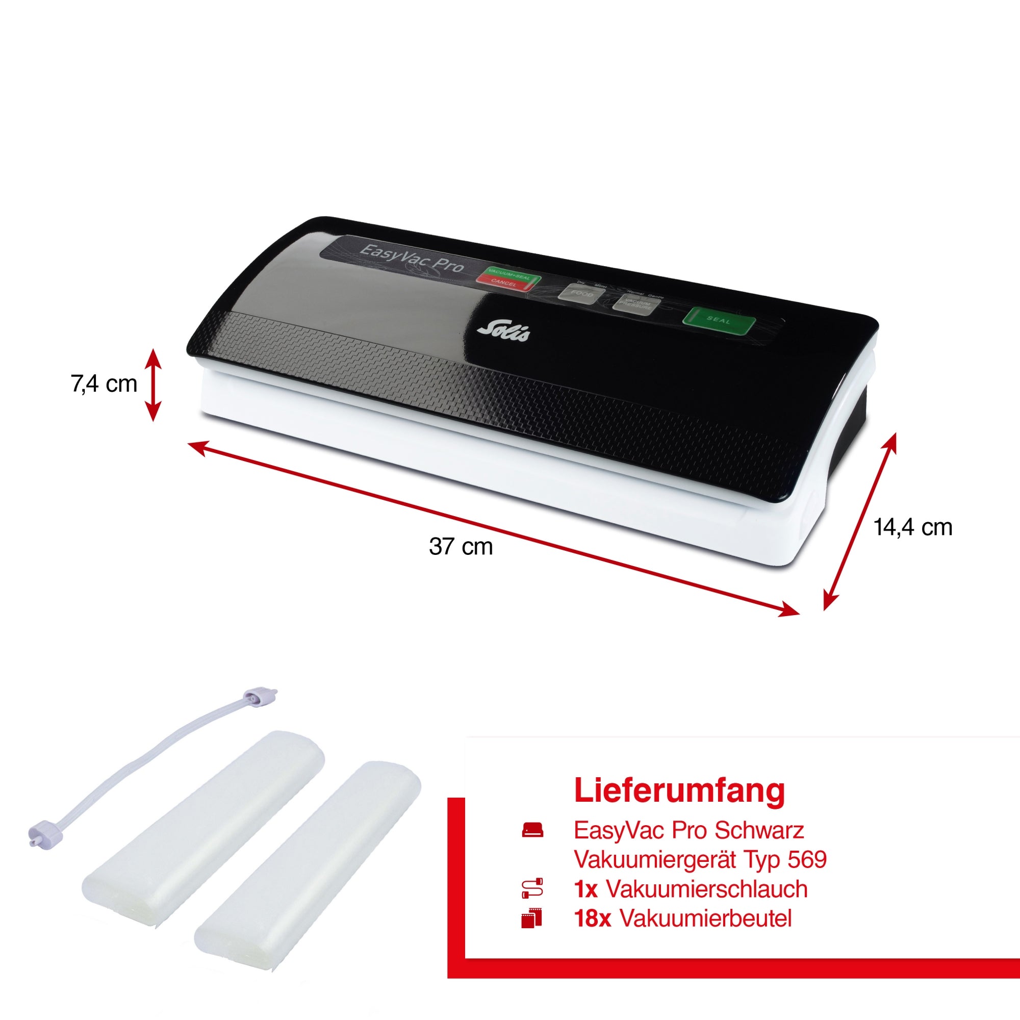 Solis_EasyVac Pro schwarz (Typ 569) B-Ware_schwarz