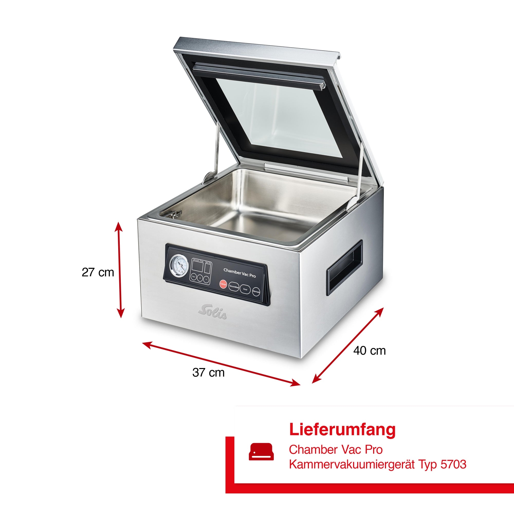 Solis_Chamber Vac Pro (Typ 5702) B-Ware_silber