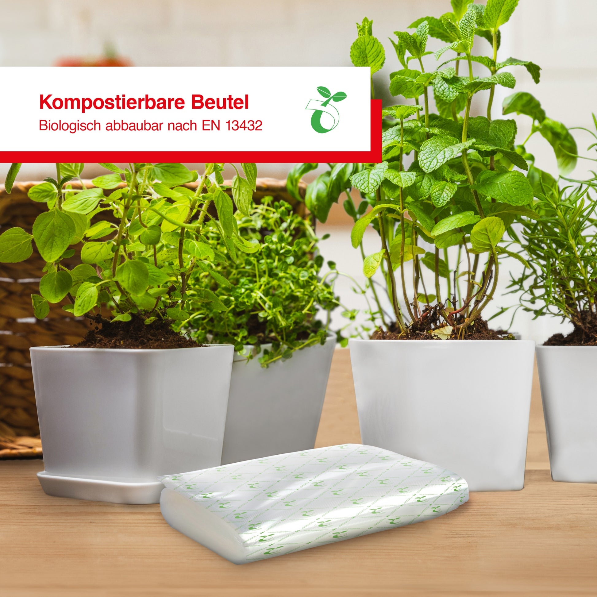 Solis_Kompostierbare Vakuumierbeutel 50 Stück B-Ware_transparent