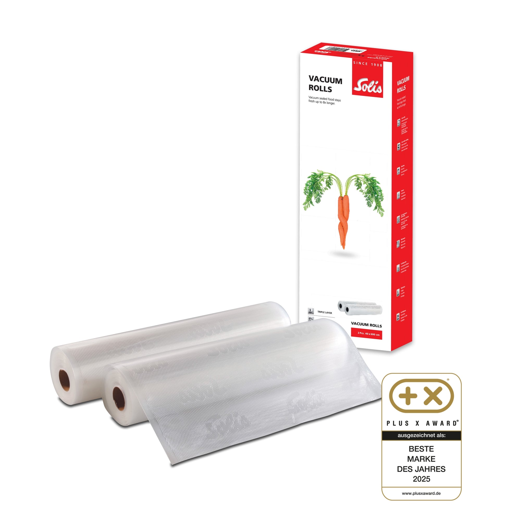 Vakuumierfolien 2 Rollen 40x600 cm B-Ware