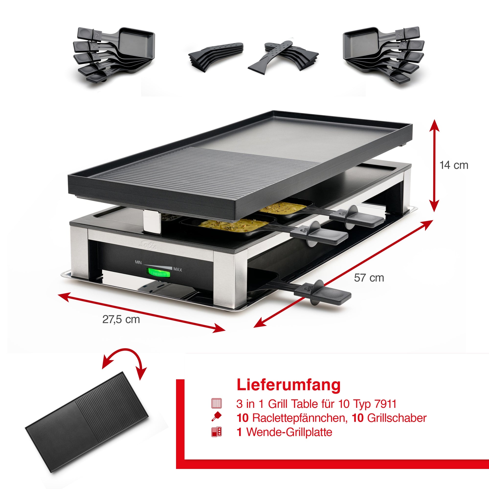 Solis_3 in 1 Combi Grill für 10 Personen (Typ 7911)_silber/schwarz