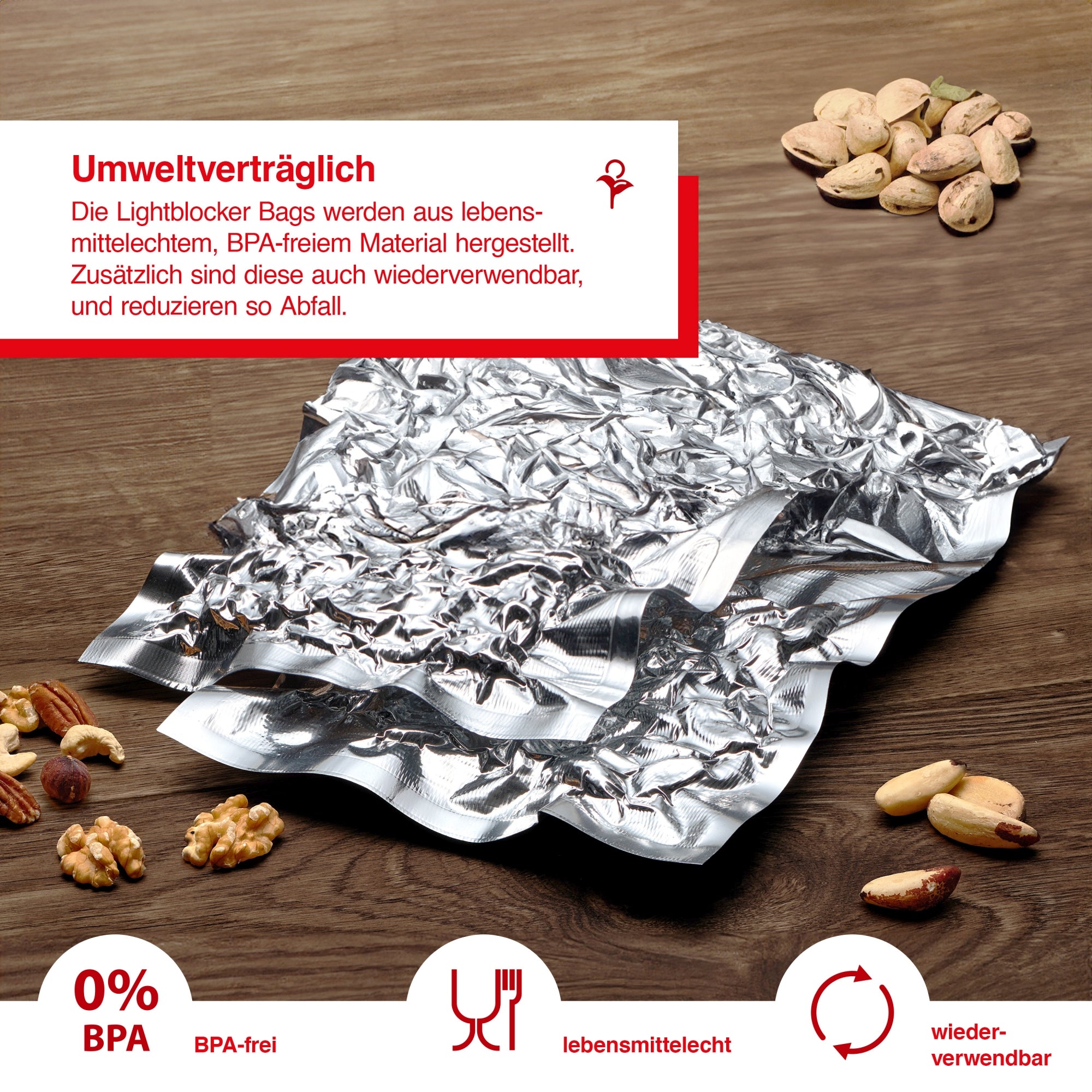 Solis_Bags, Lightblocker Plus 50 St._silber