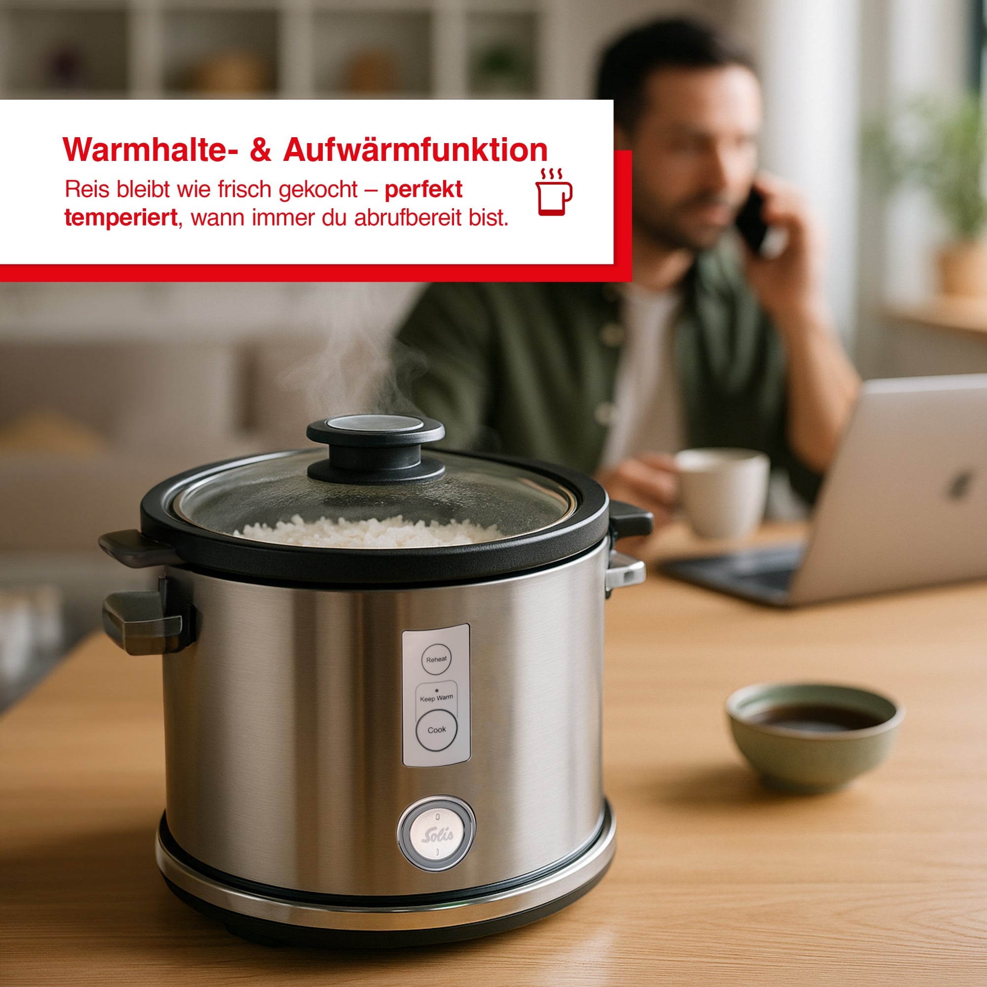 Solis_Rice Cooker Multi (Typ 8162)_Edelstahl