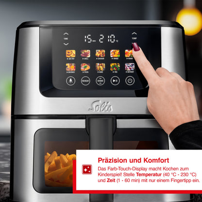 Solis_Air Fry & Dry XL, Griff schwarz (Typ 8200)_schwarz