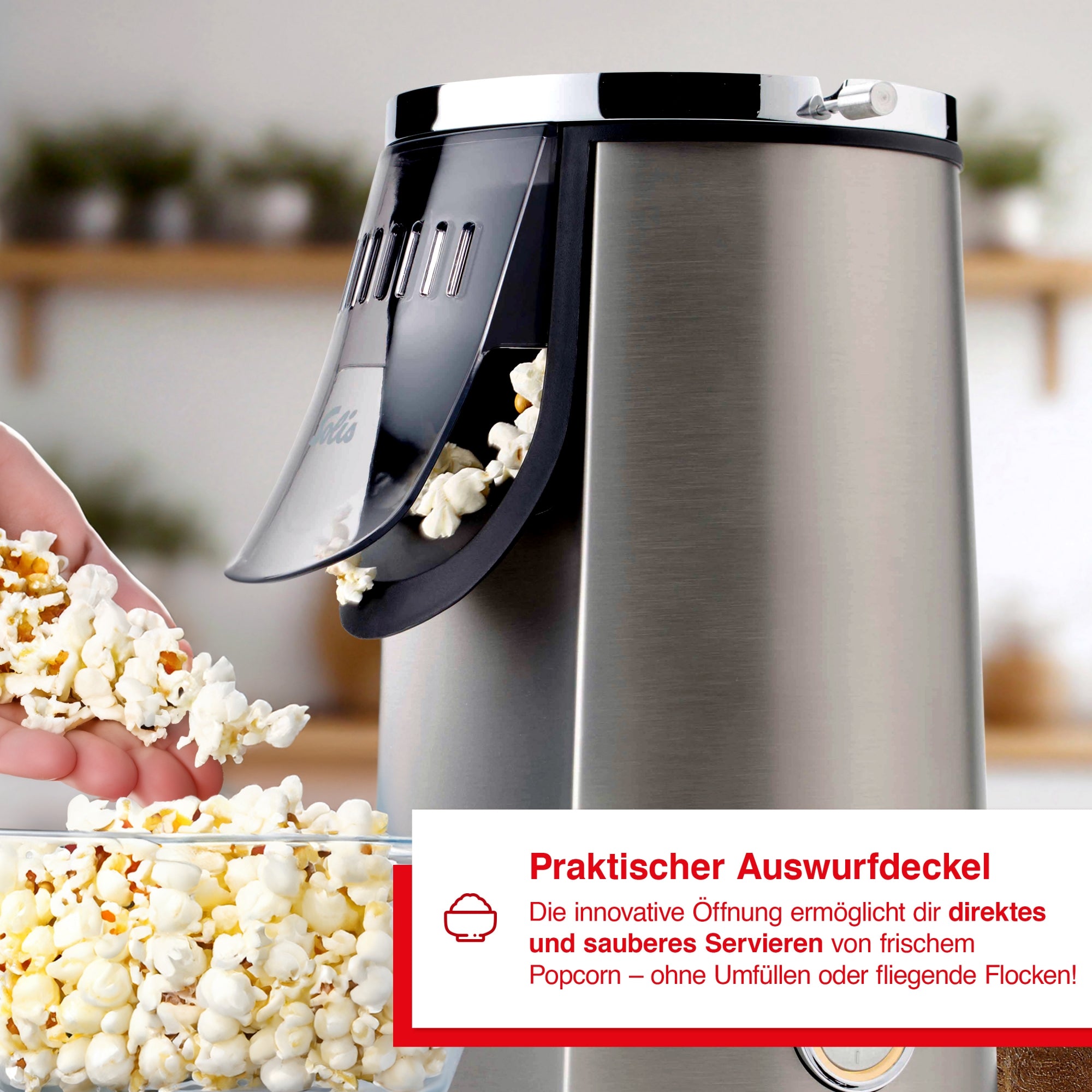 Solis_Pop & Fun Popcorn Maker (Typ 8504) B-Ware_Grau