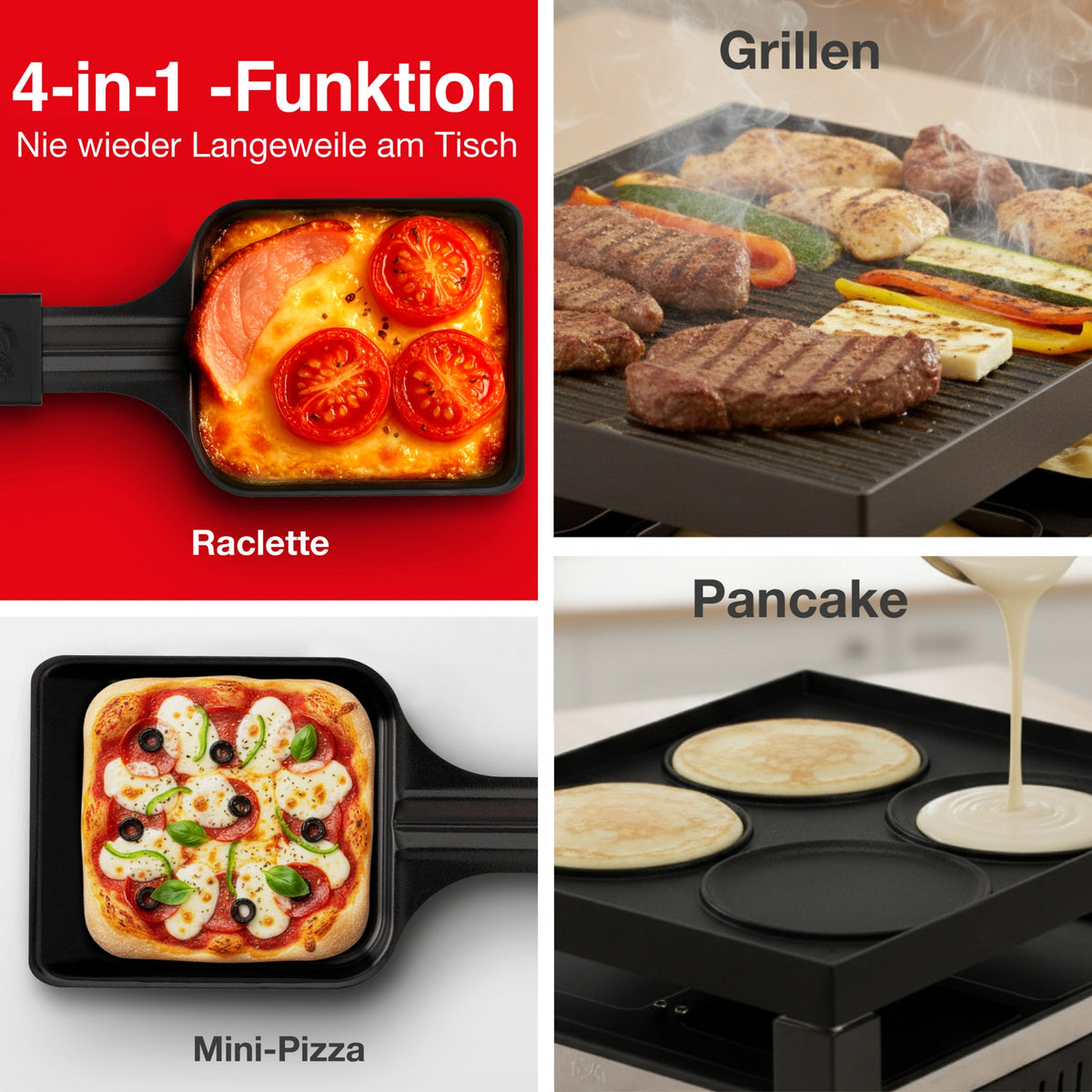 Solis_Raclette & Pizza Grill für 4 (Typ 7910)_schwarz