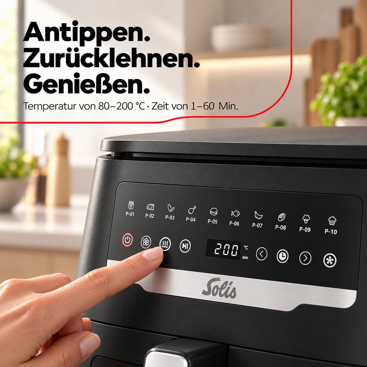 Solis_Air Fryer Uno (Typ 8101)_schwarz