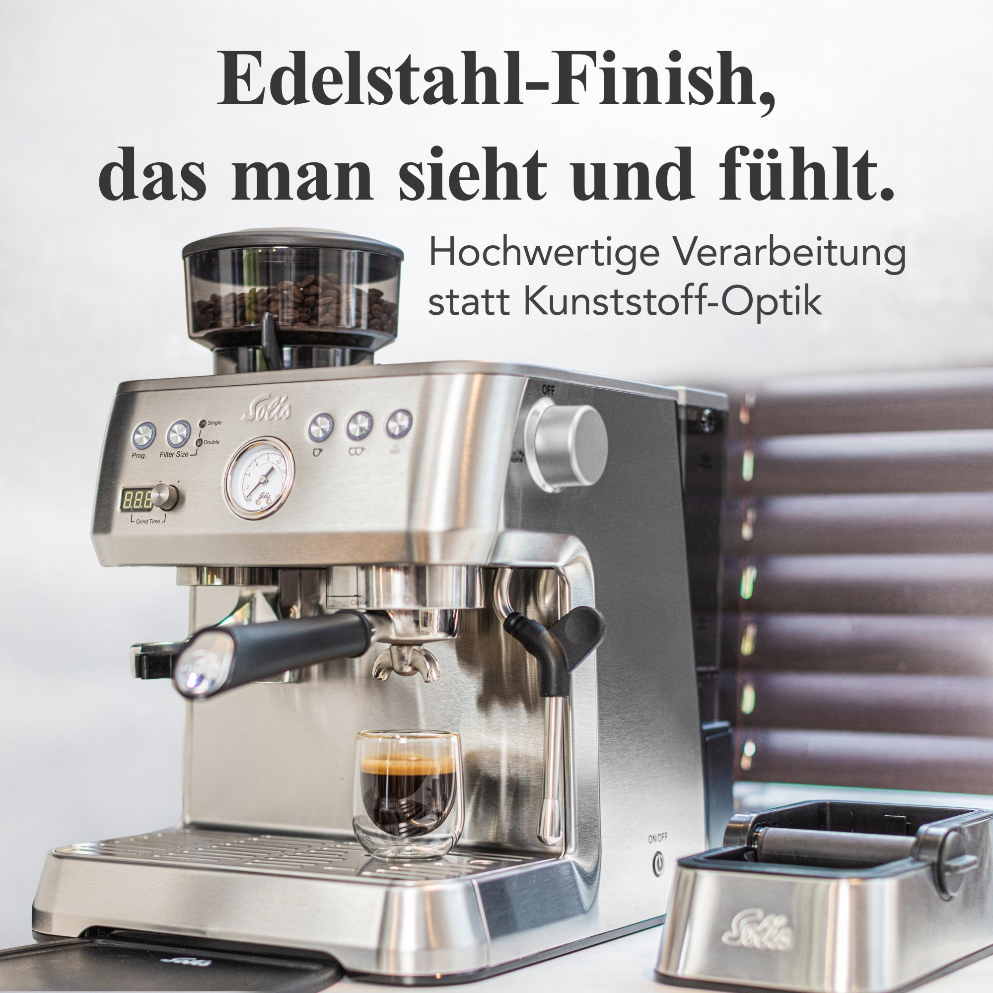 Solis_Grind&Infuse PERFETTA (Typ 1019), silber_silber