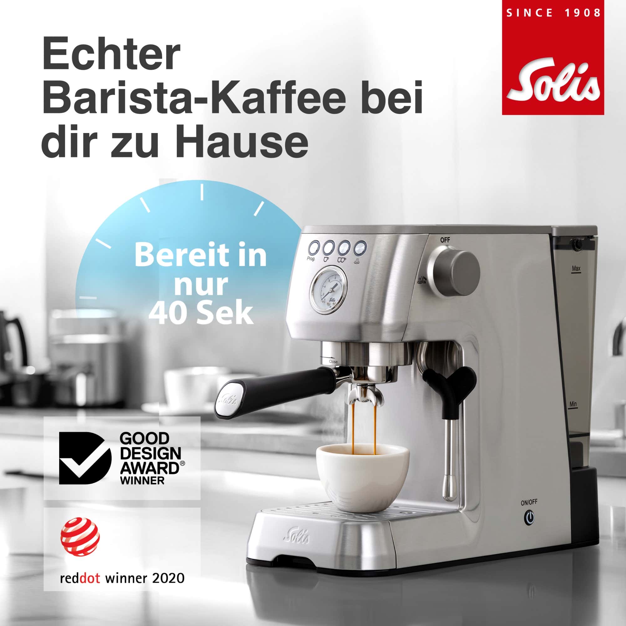 Solis_Barista Perfetta Plus (Typ 1170) v2, silber_silber