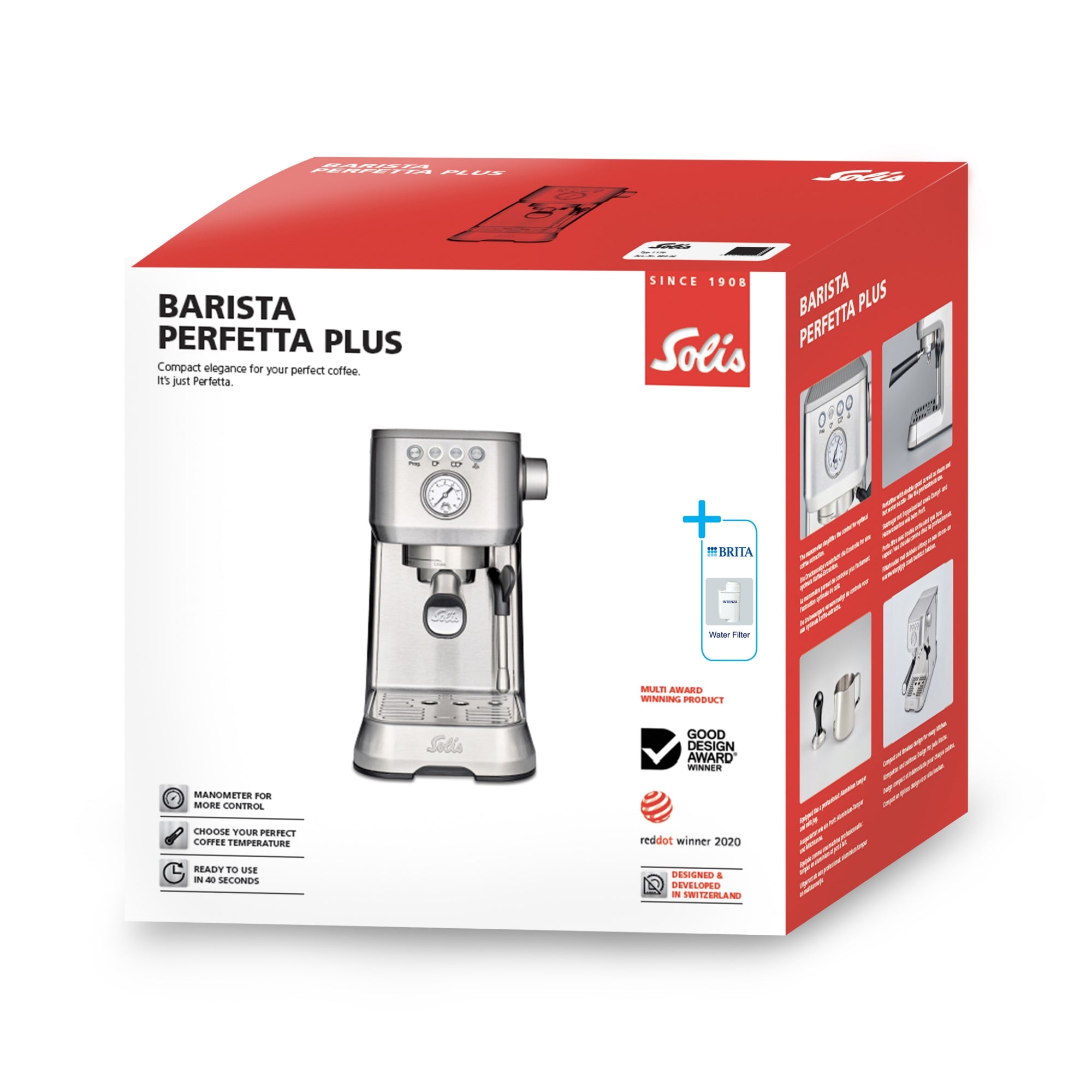 Solis_Barista Perfetta Plus (Typ 1170) v2, silber_silber