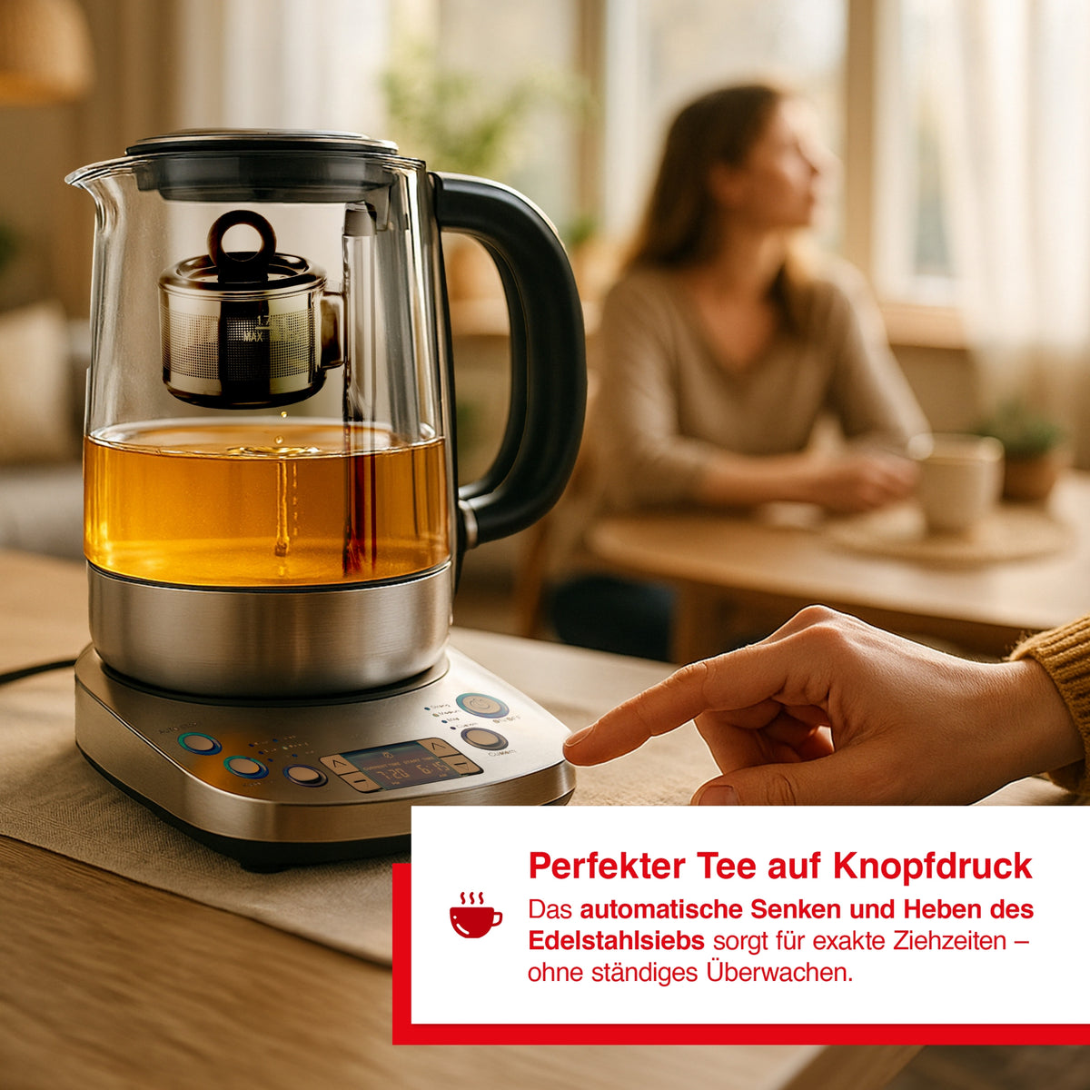 Solis_Tea Kettle Automatic (Typ 5518) B-Ware_Edelstahl / Glas
