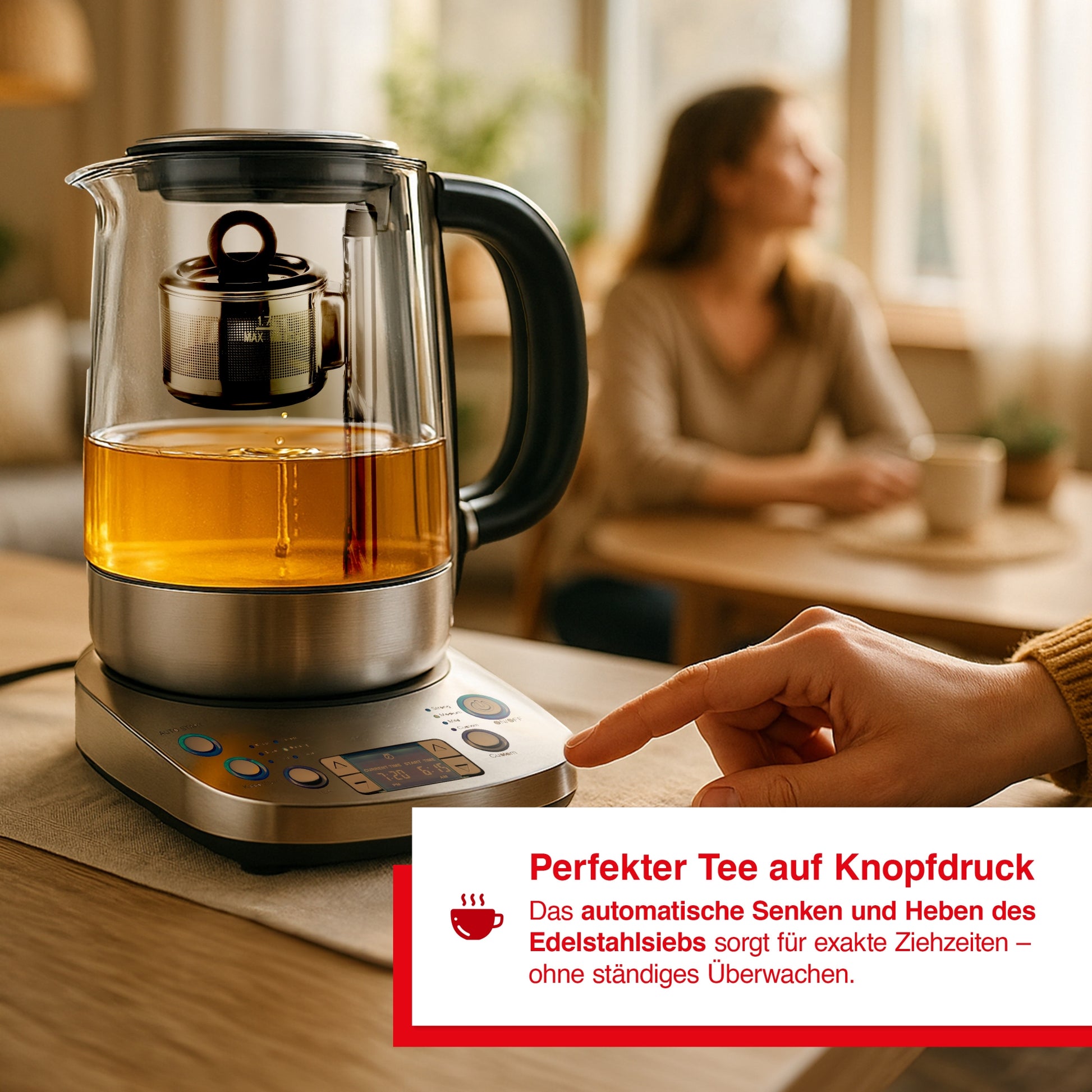 Solis_Tea Kettle Automatic (Typ 5518) B-Ware_Edelstahl / Glas