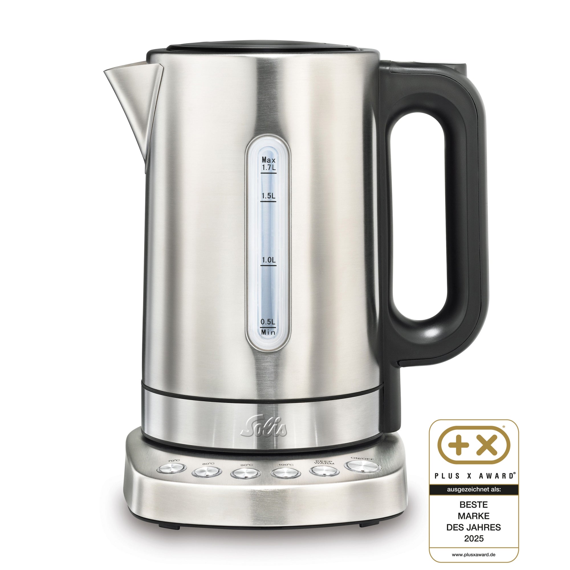 Solis_Vario Temp Kettle (Type 5516) B-Ware_Edelstahl