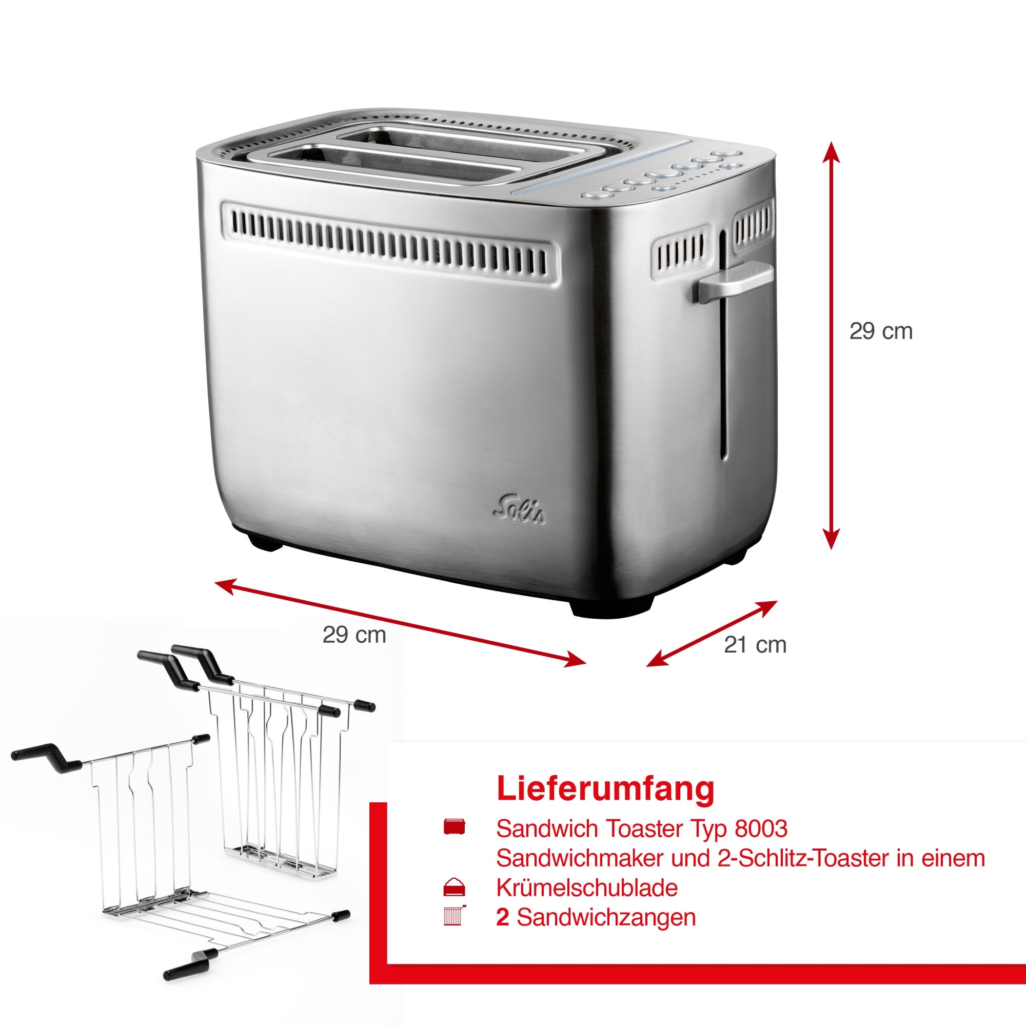 Solis_Sandwich Toaster (Typ 8003)_Edelstahl