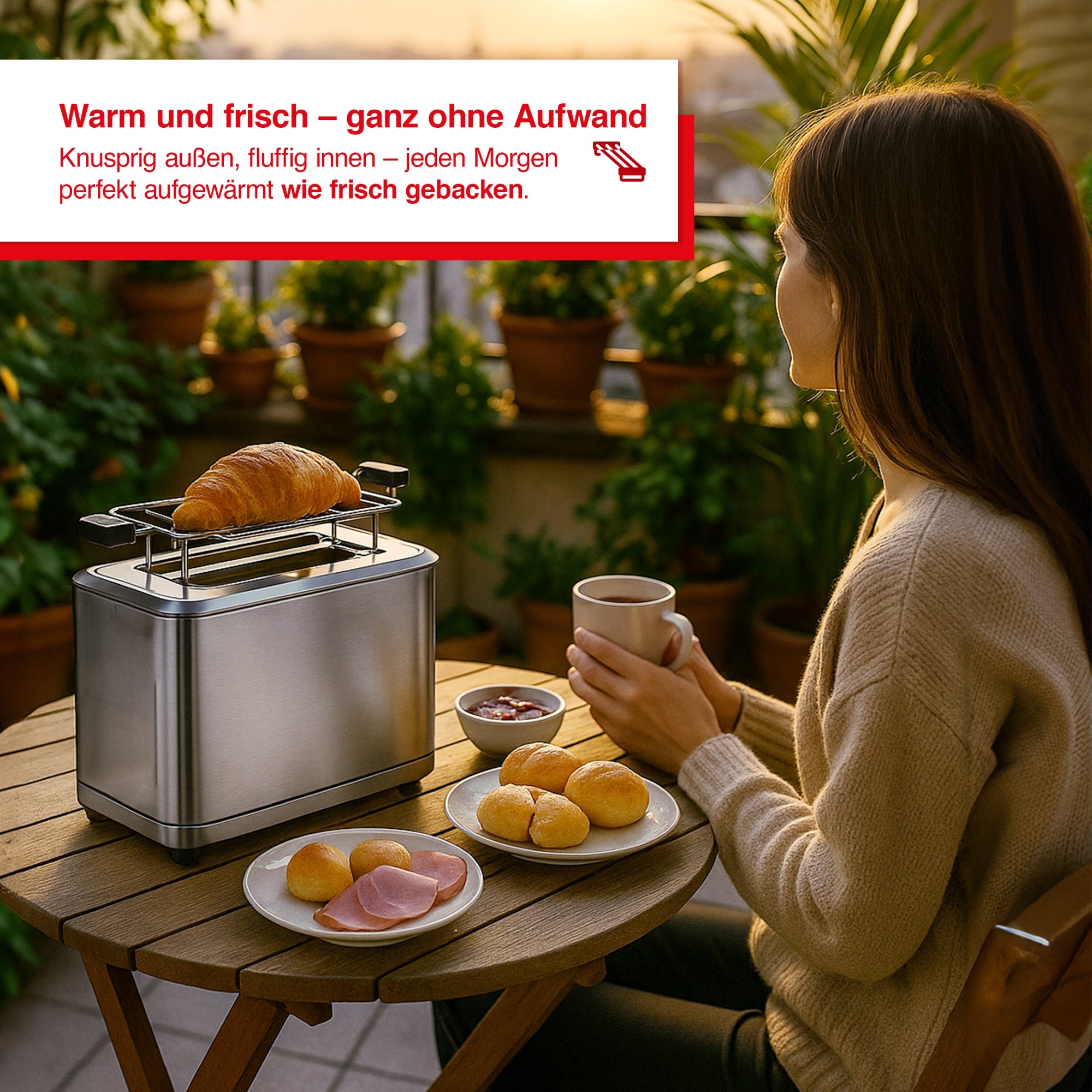 Solis_Flex- Toaster m. Brötchenaufsatz (Typ 8004)_Edelstahl