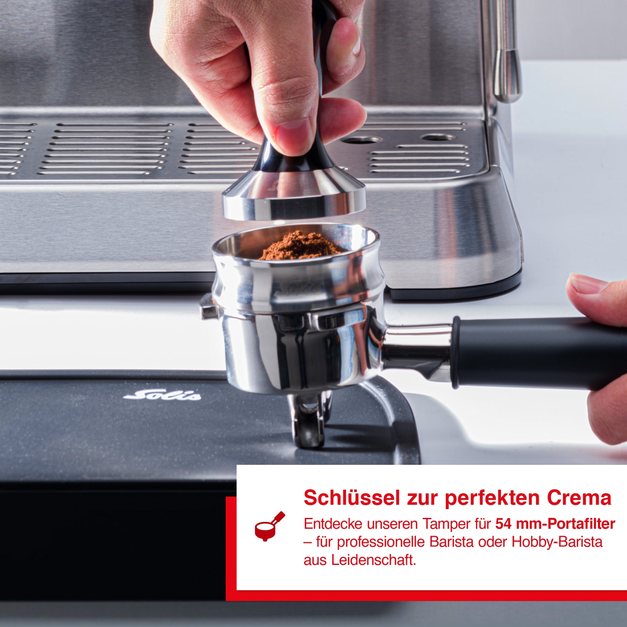 Solis_Tamper zur Perfetta 54 mm_schwarz