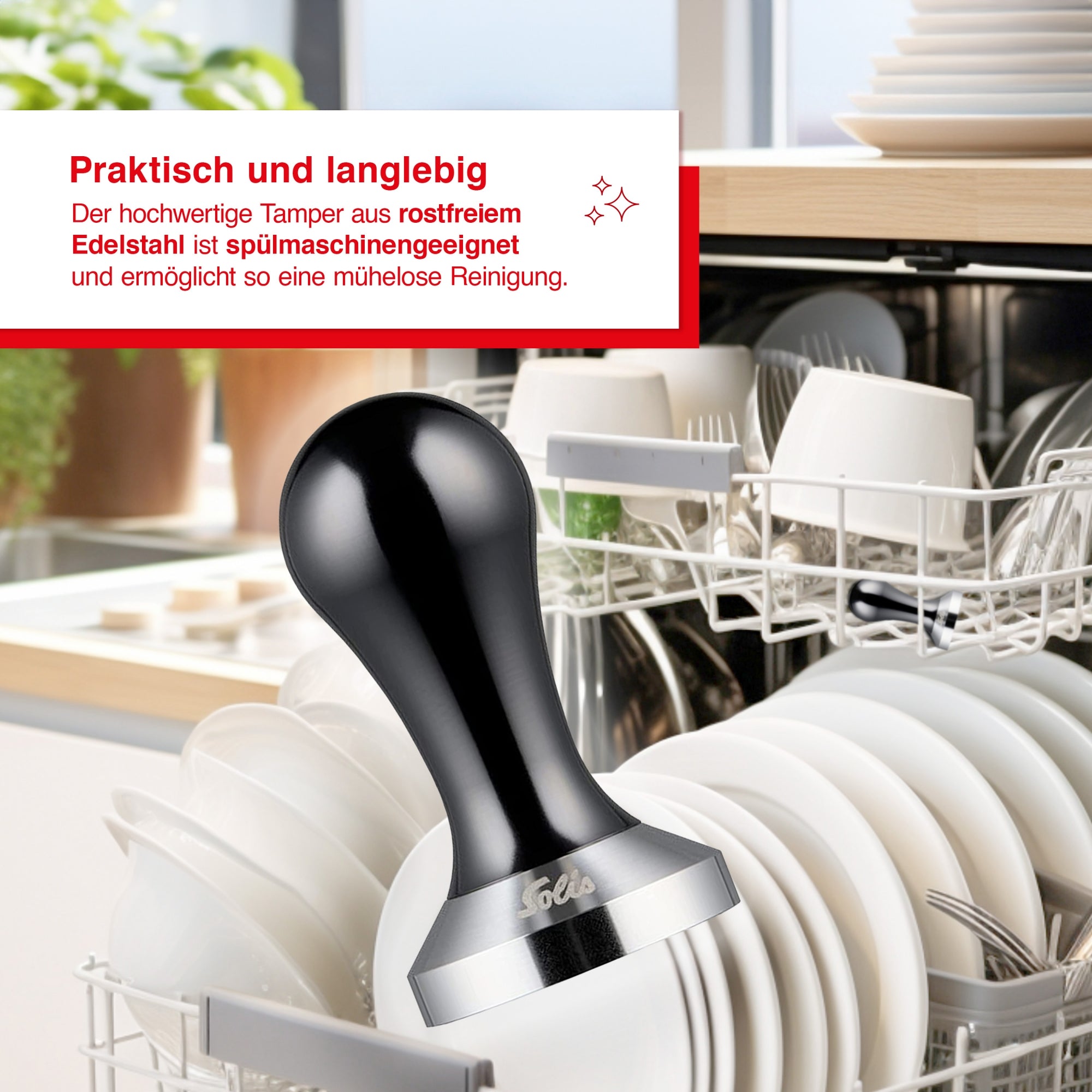 Solis_Tamper zur Perfetta 54 mm_schwarz