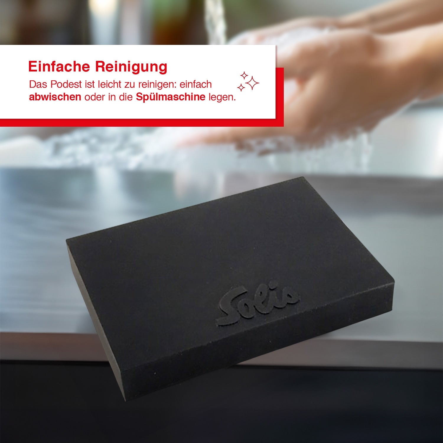 Solis_Coffee-Podest  L zum Siebträger_schwarz