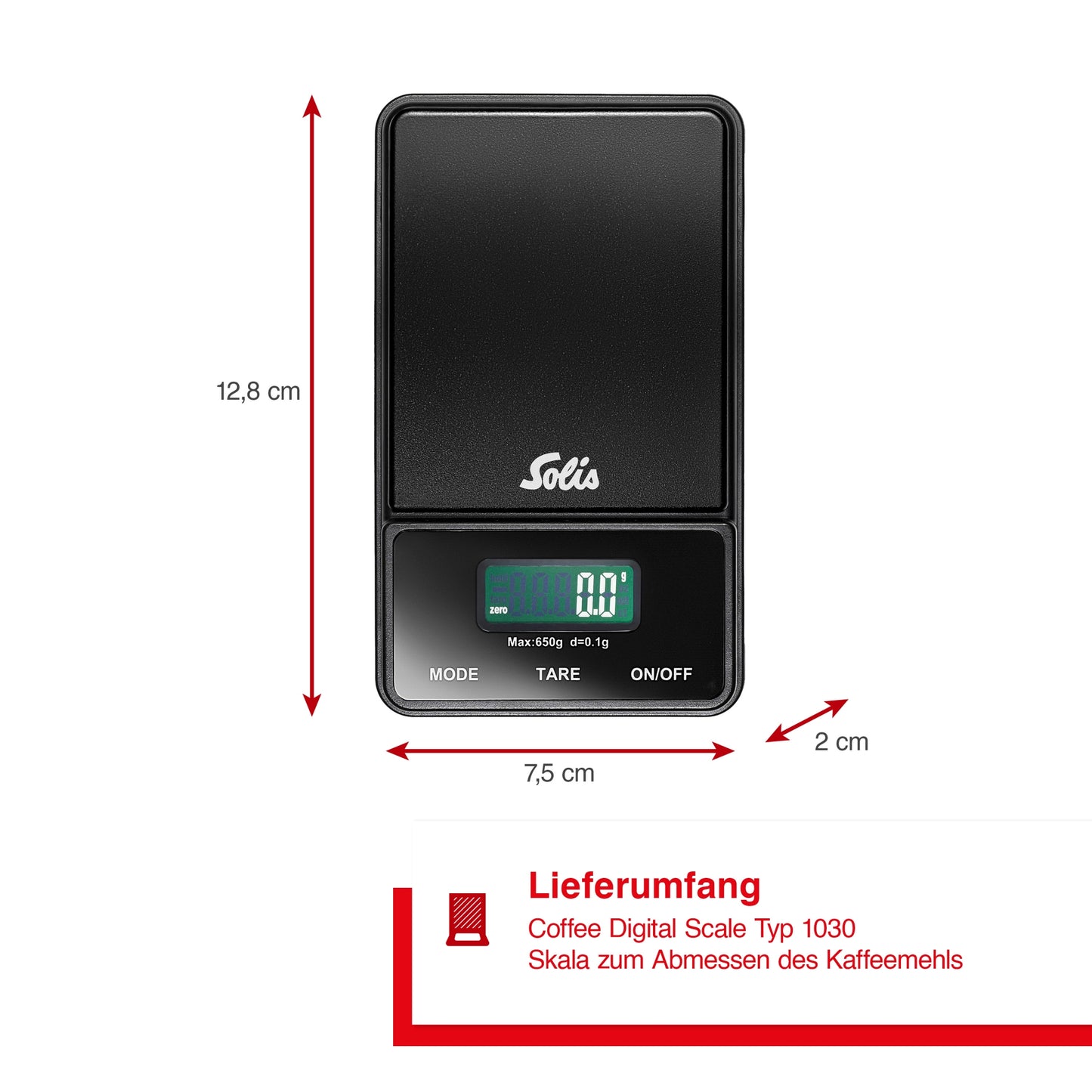Digital Pocket Scale (Type 1030) B-Ware