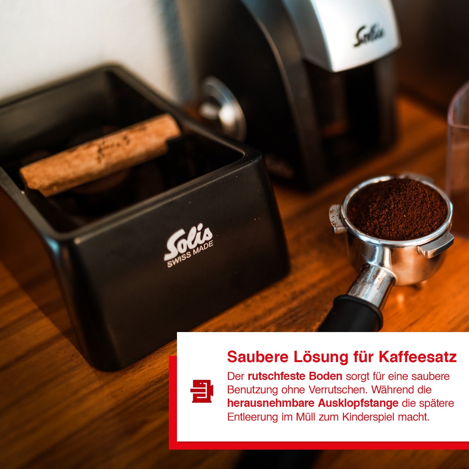 Solis_Ausklopfschale B-Ware_schwarz