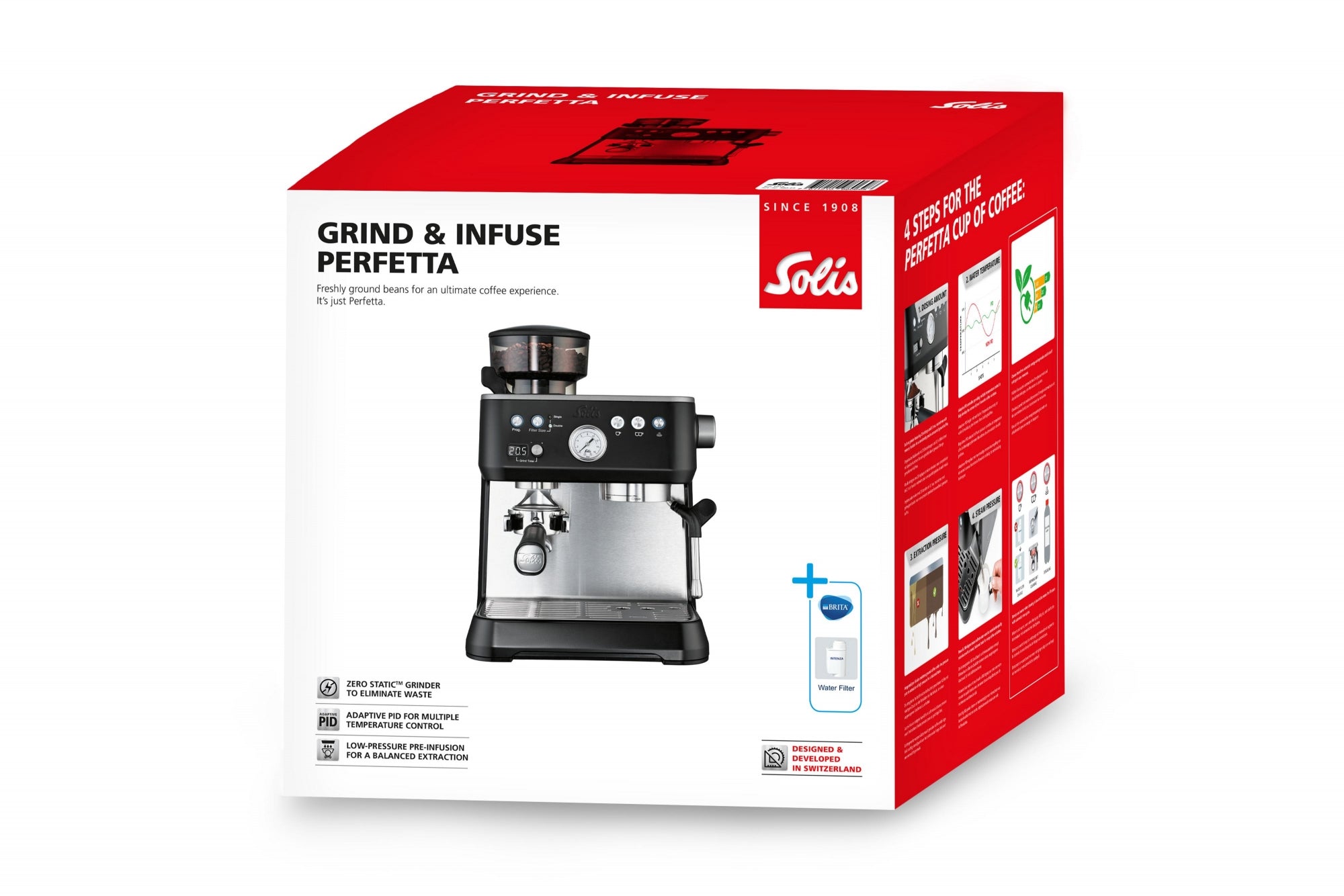 Solis_Grind&Infuse PERFETTA (Typ 1019), schwarz_schwarz